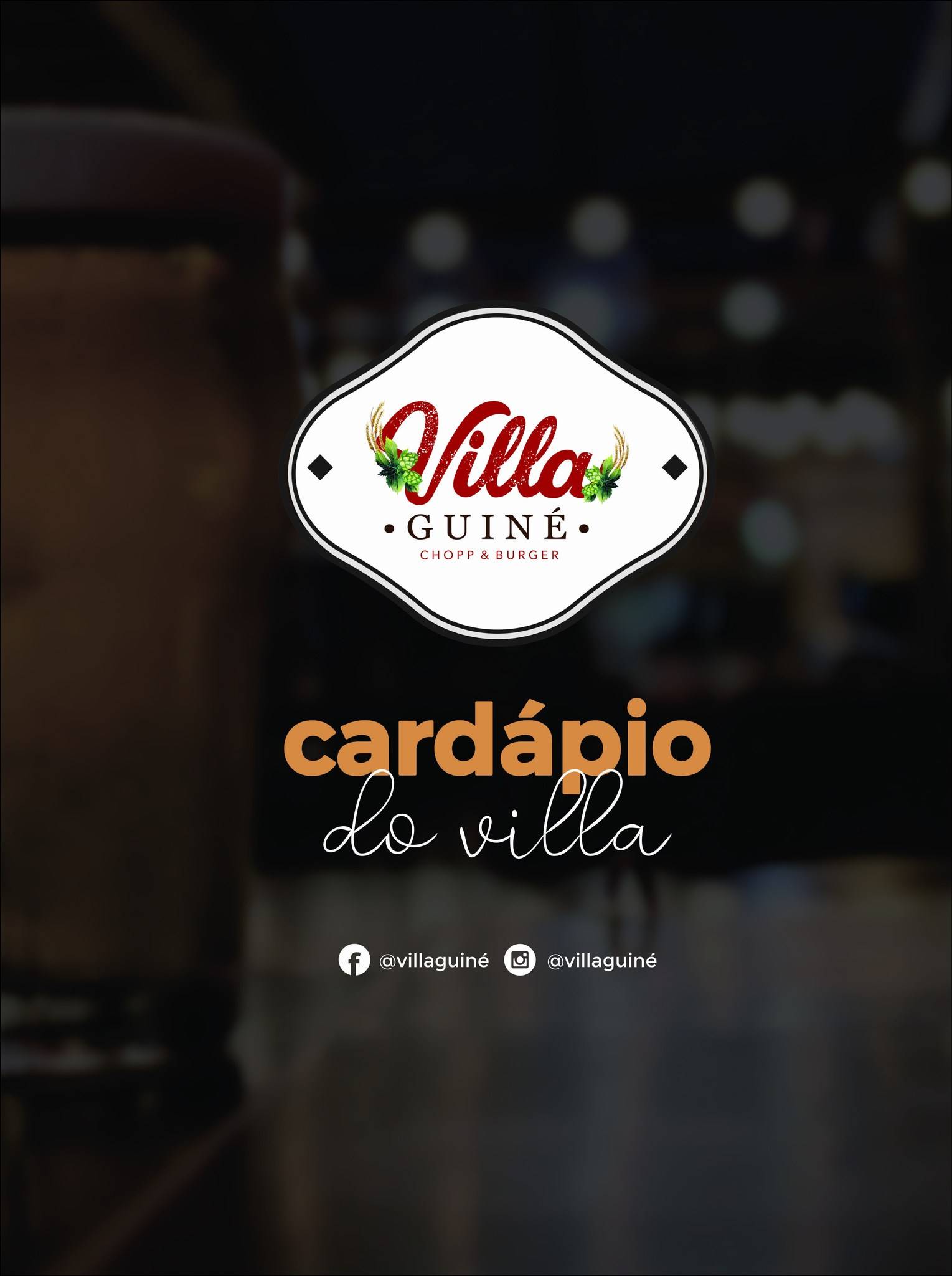 Villa Guiné - Suinga cardápio