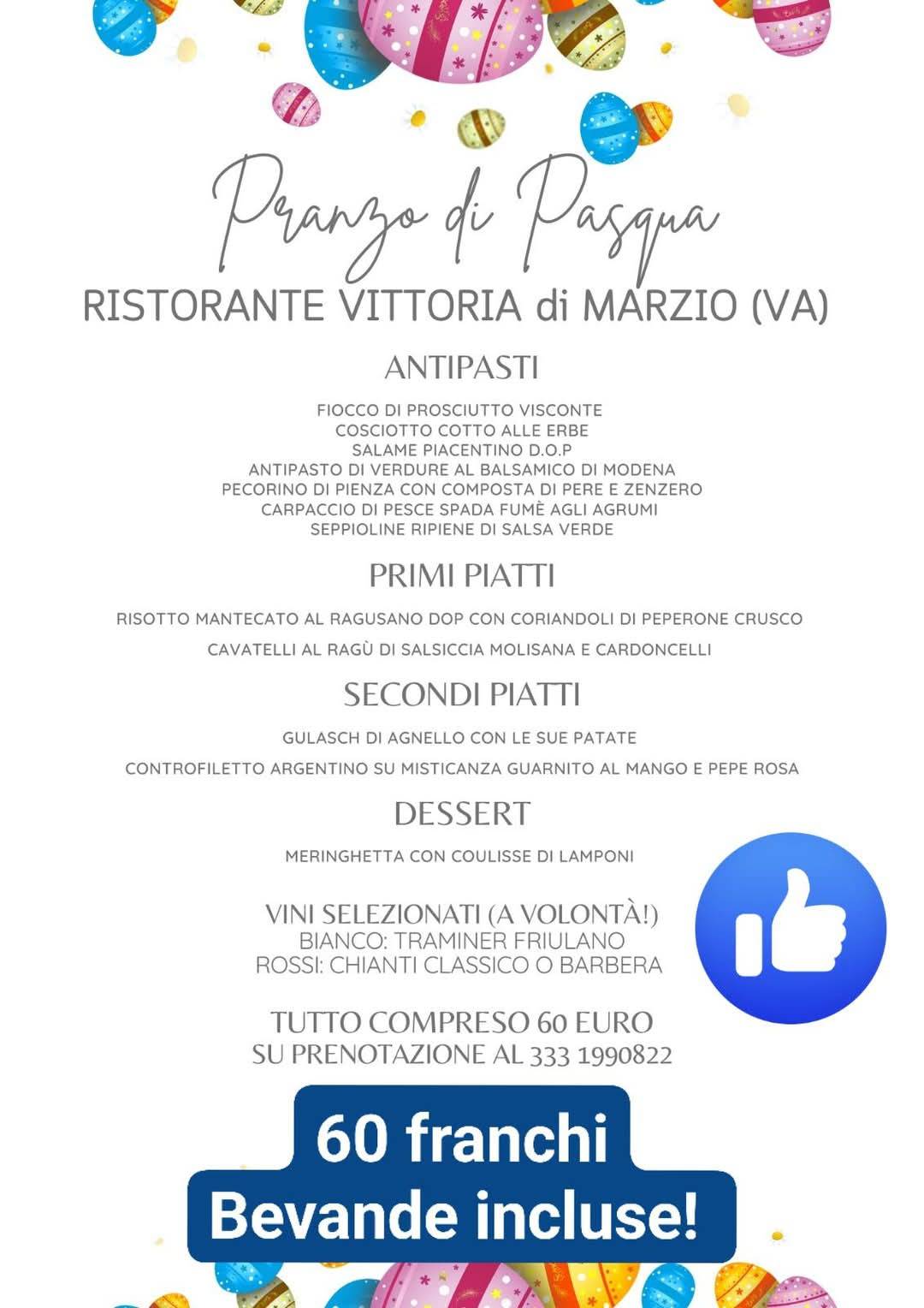Menu di VITTORIA 