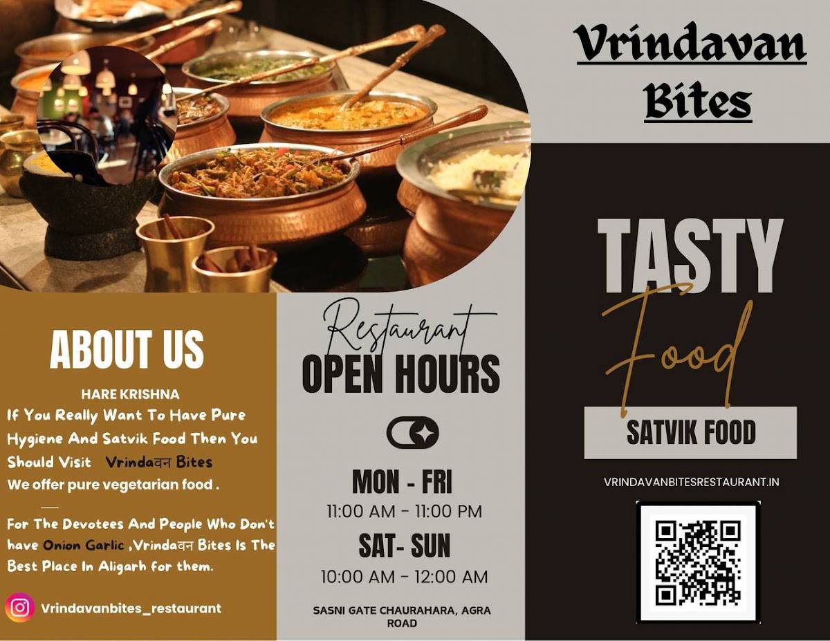 Vrindavan Bites Restaurant menu