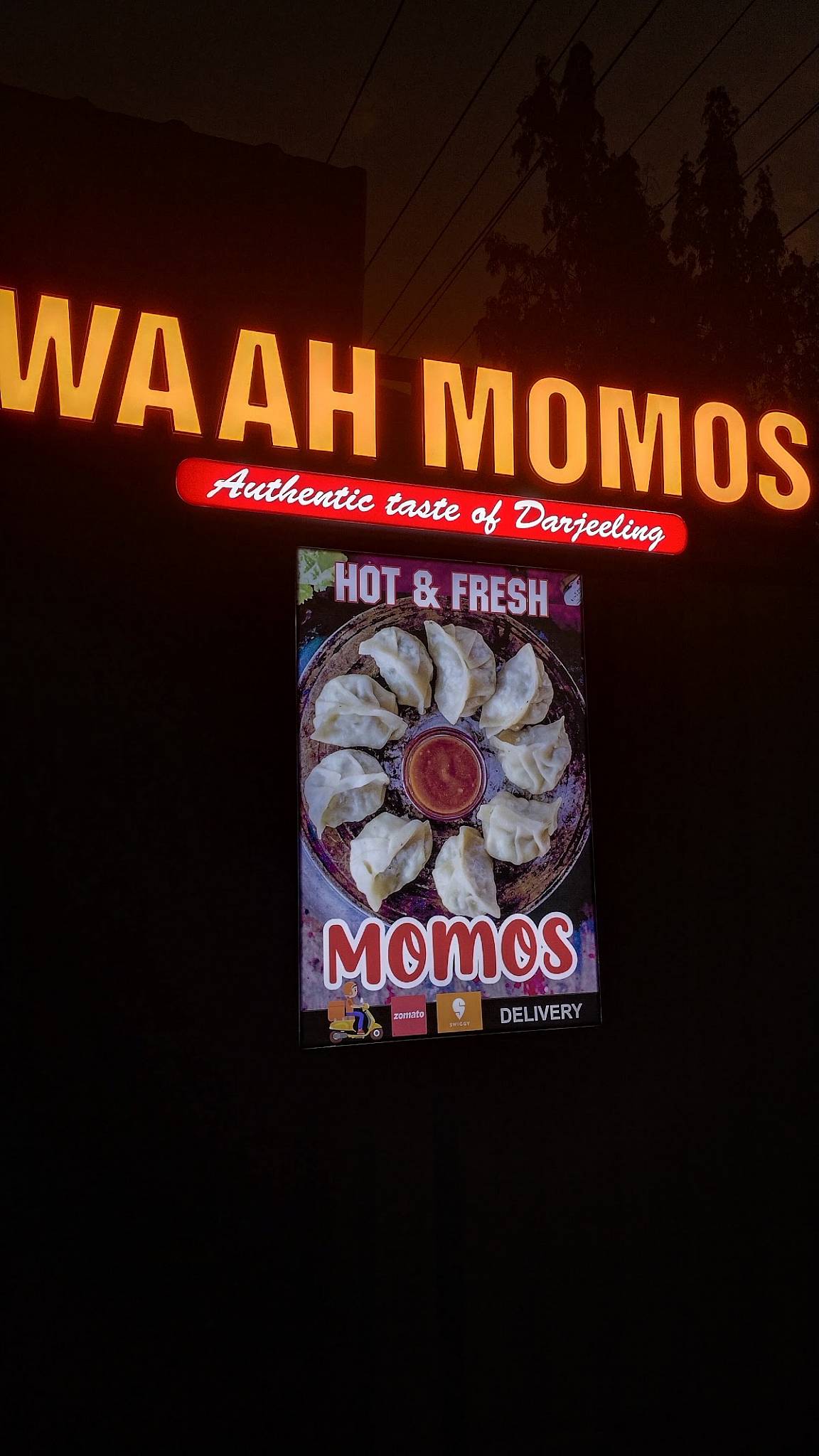 Waah Momos menu