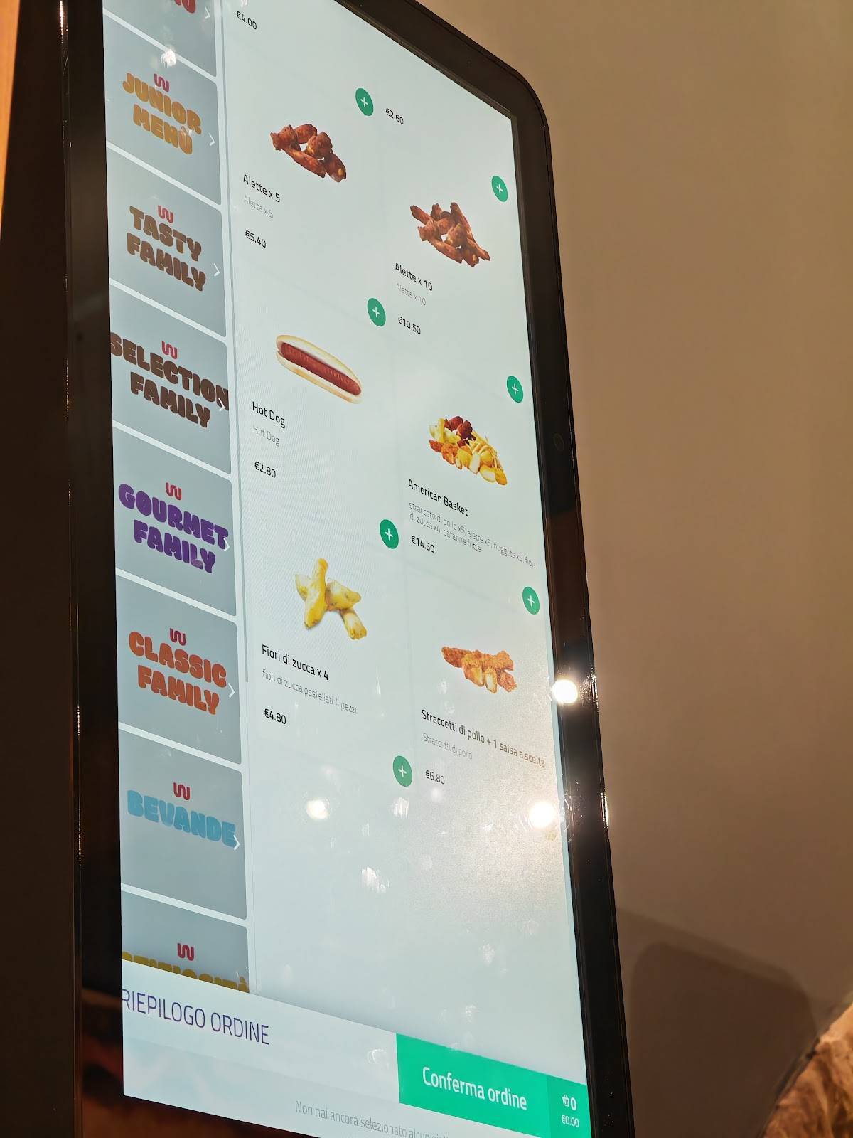 Menu di Walter's 
