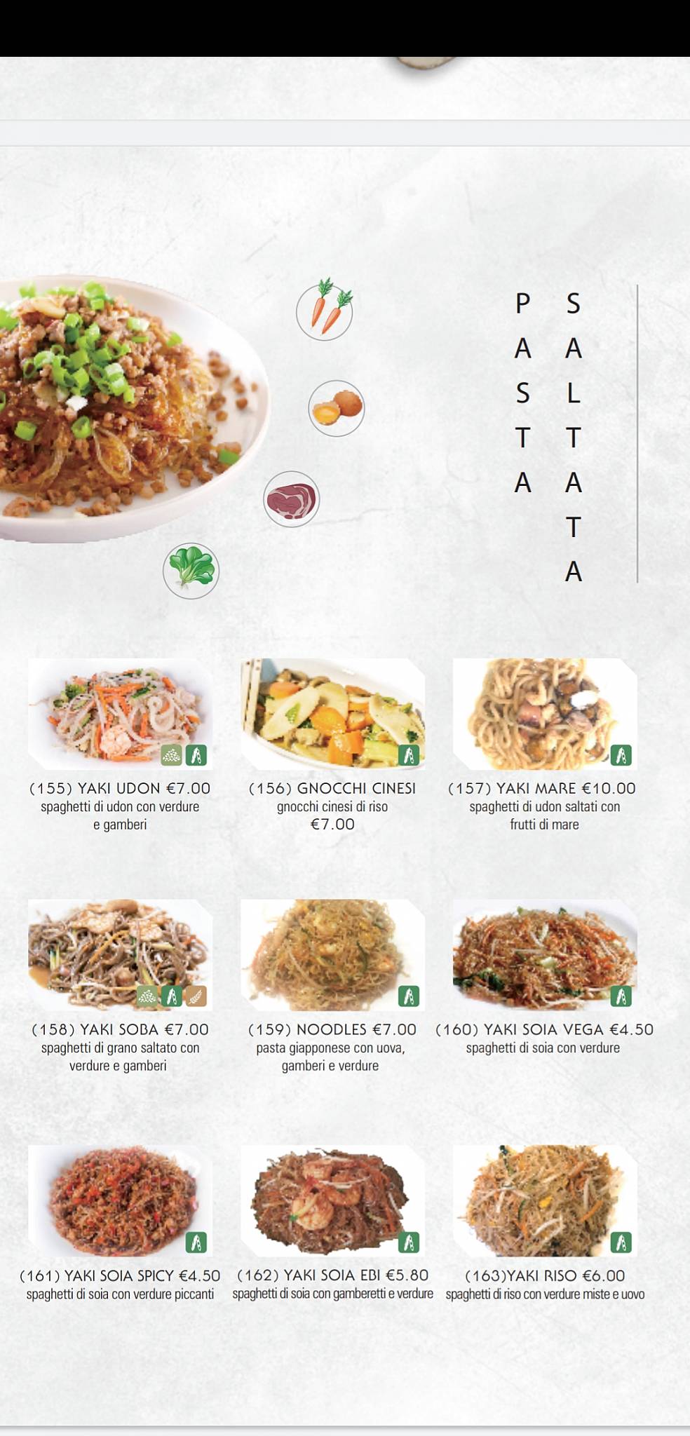 Menu di Wasabi 