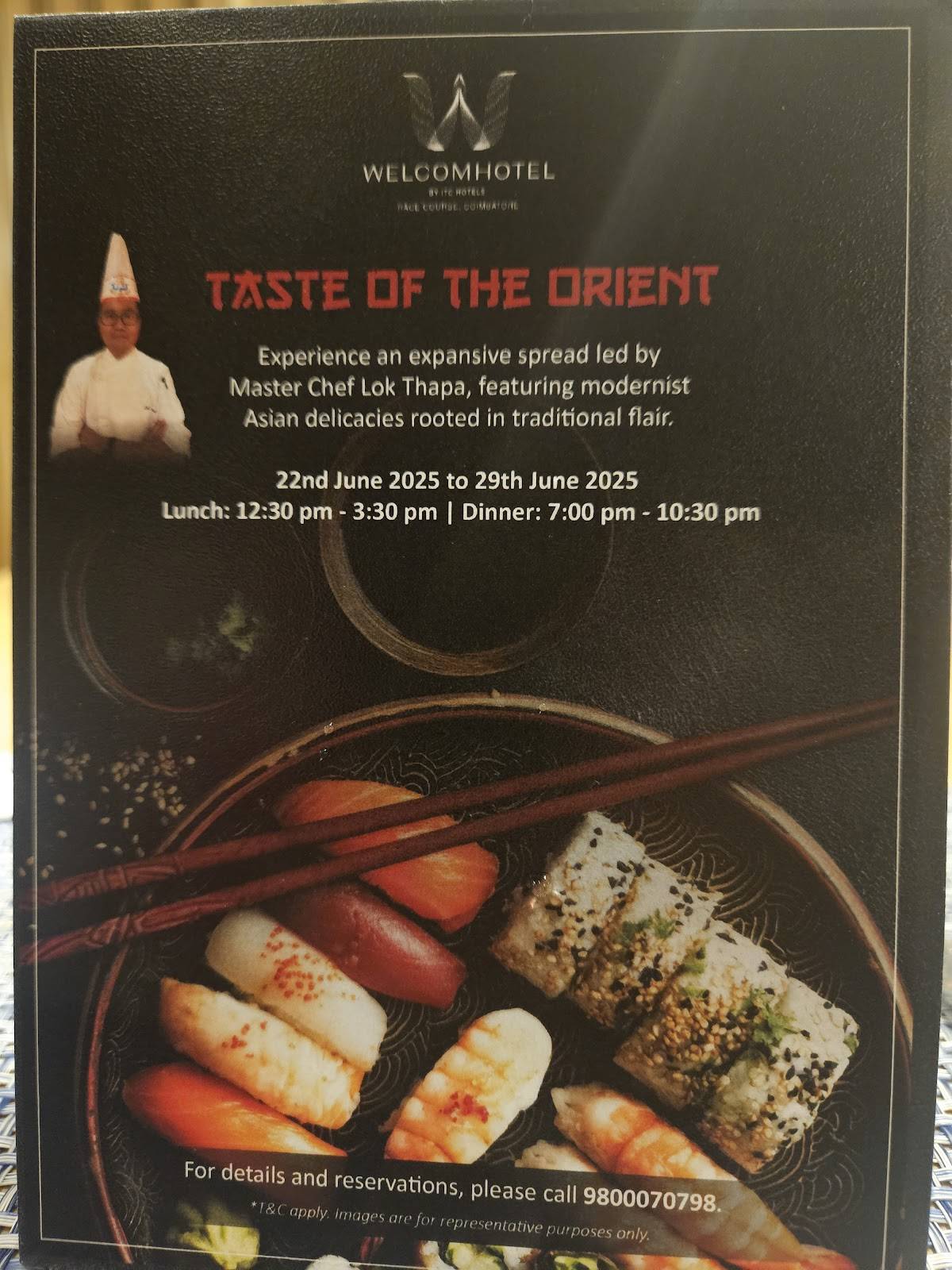 Welcomcafe Kovai menu