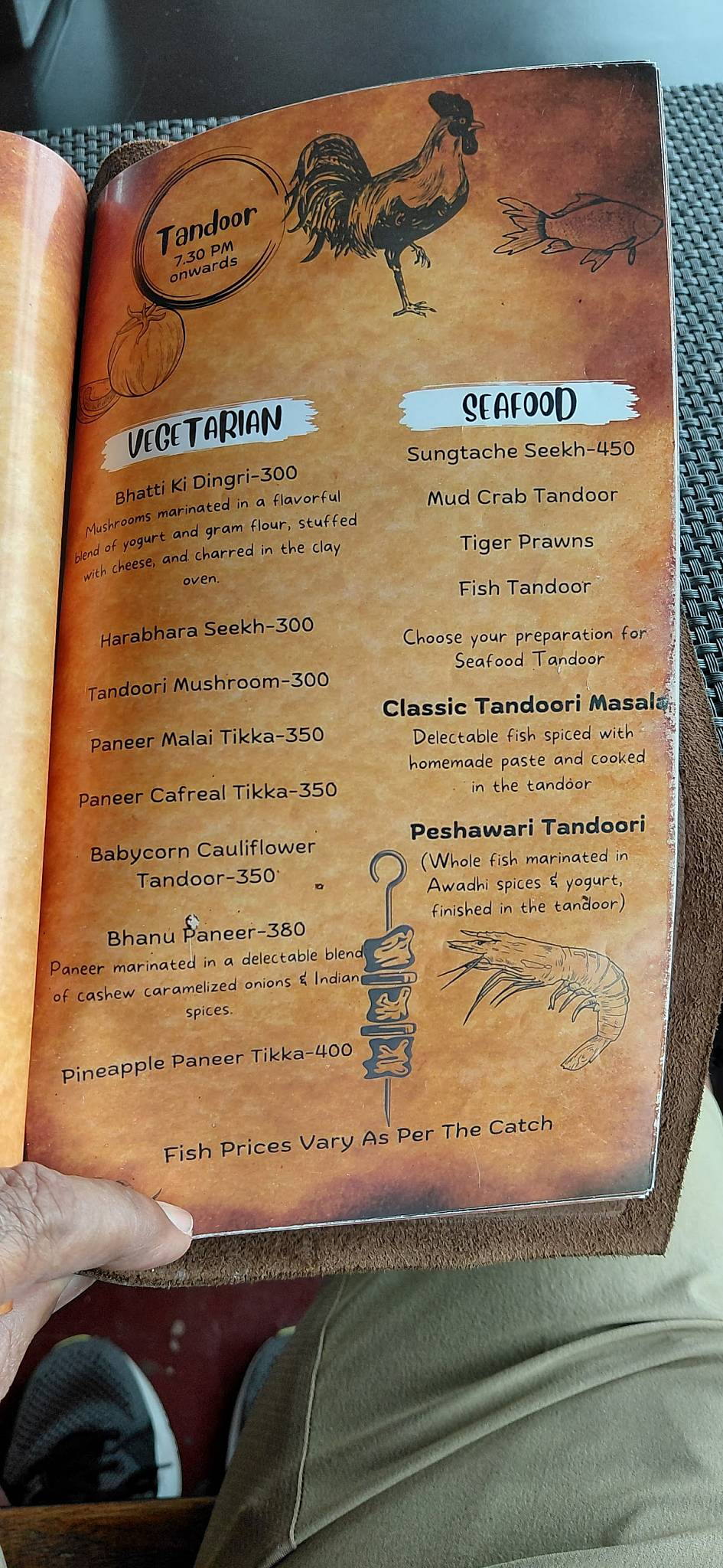 Workshop Restaurant menu