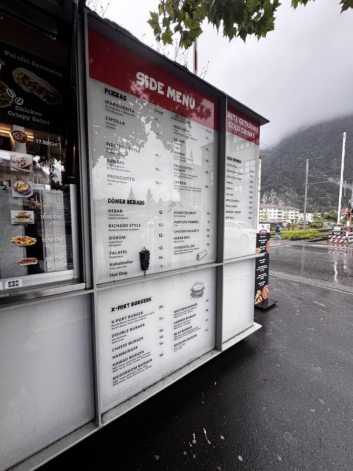 Menu di X-Port WEST 