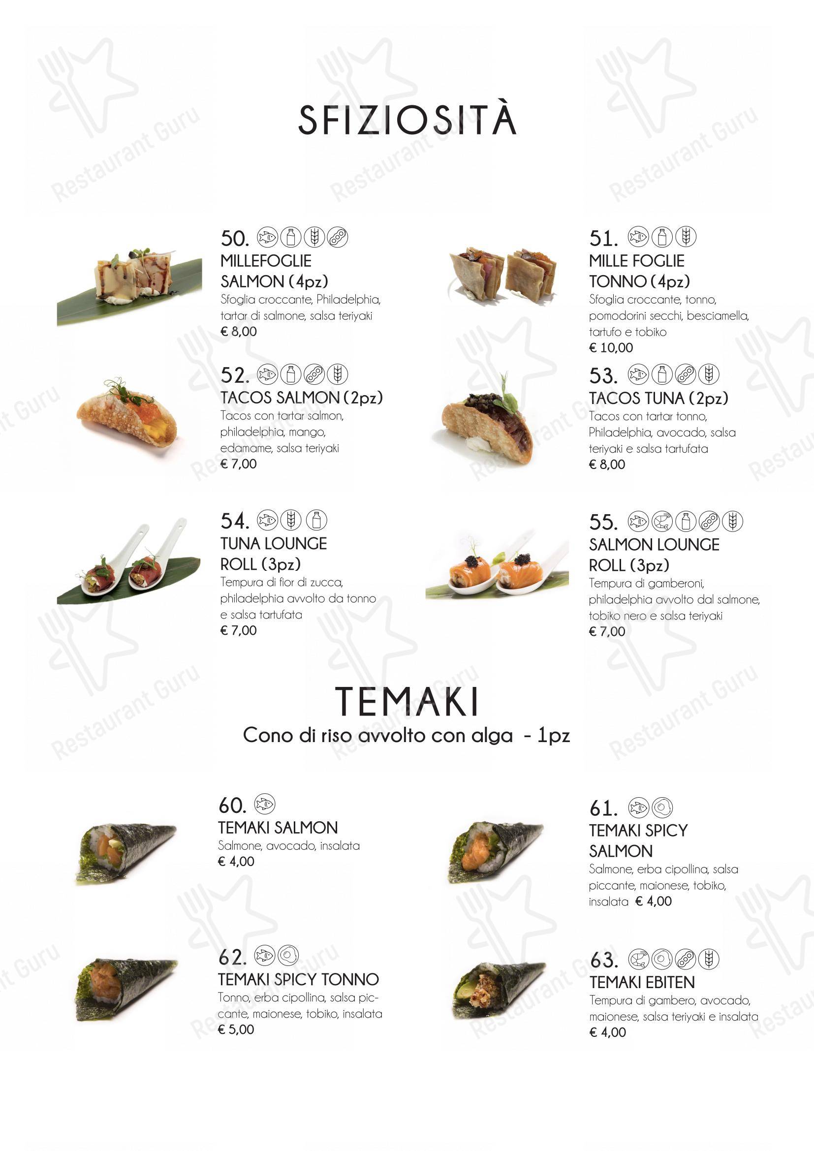 Yama Sushi Experience in Genova - 菜单