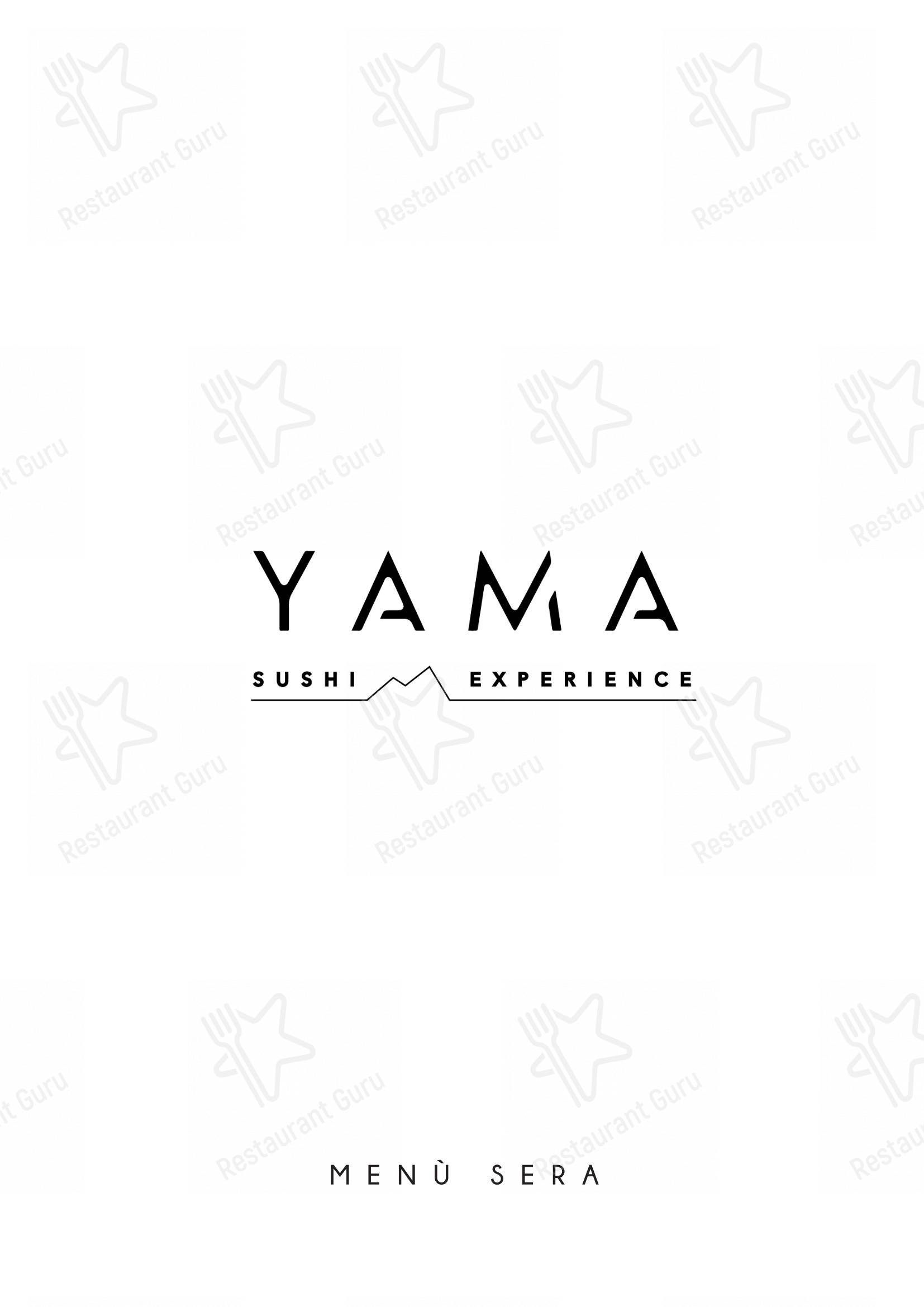 Menu bar per Yama Sushi Experience in Genova