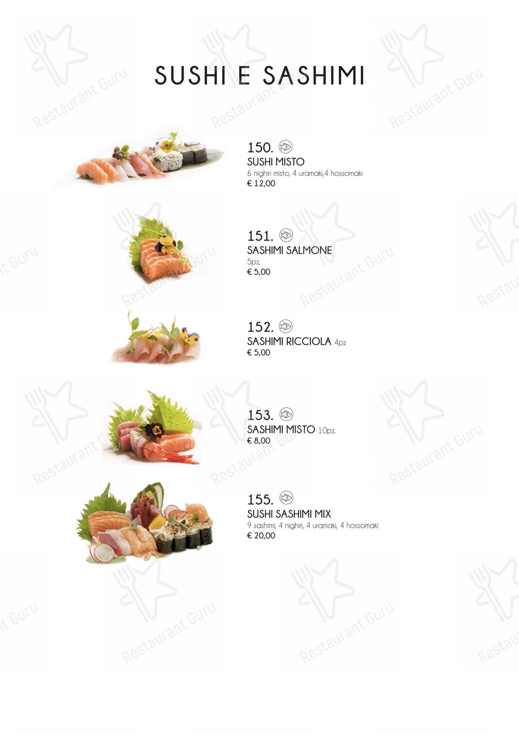 菜单 per Yama Sushi Experience in Genova