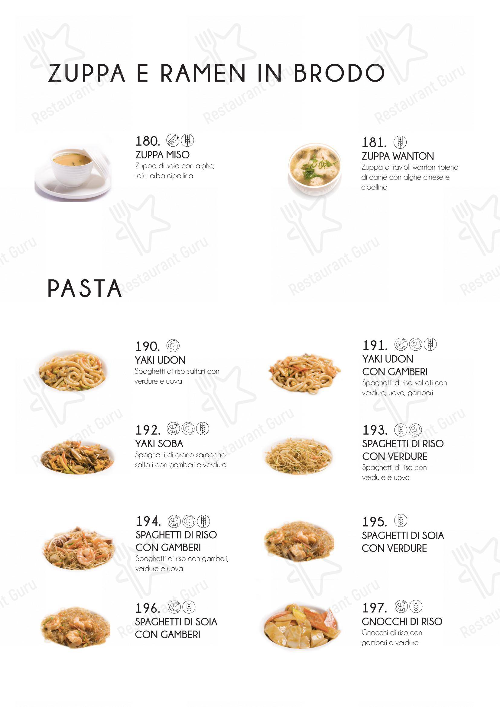 Yama Sushi Experience in Genova - Menu