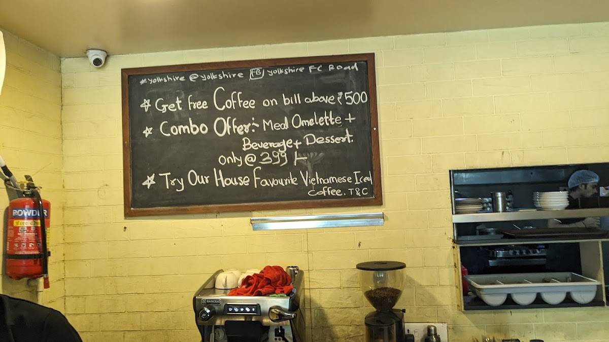 Yolkshire Aundh menu