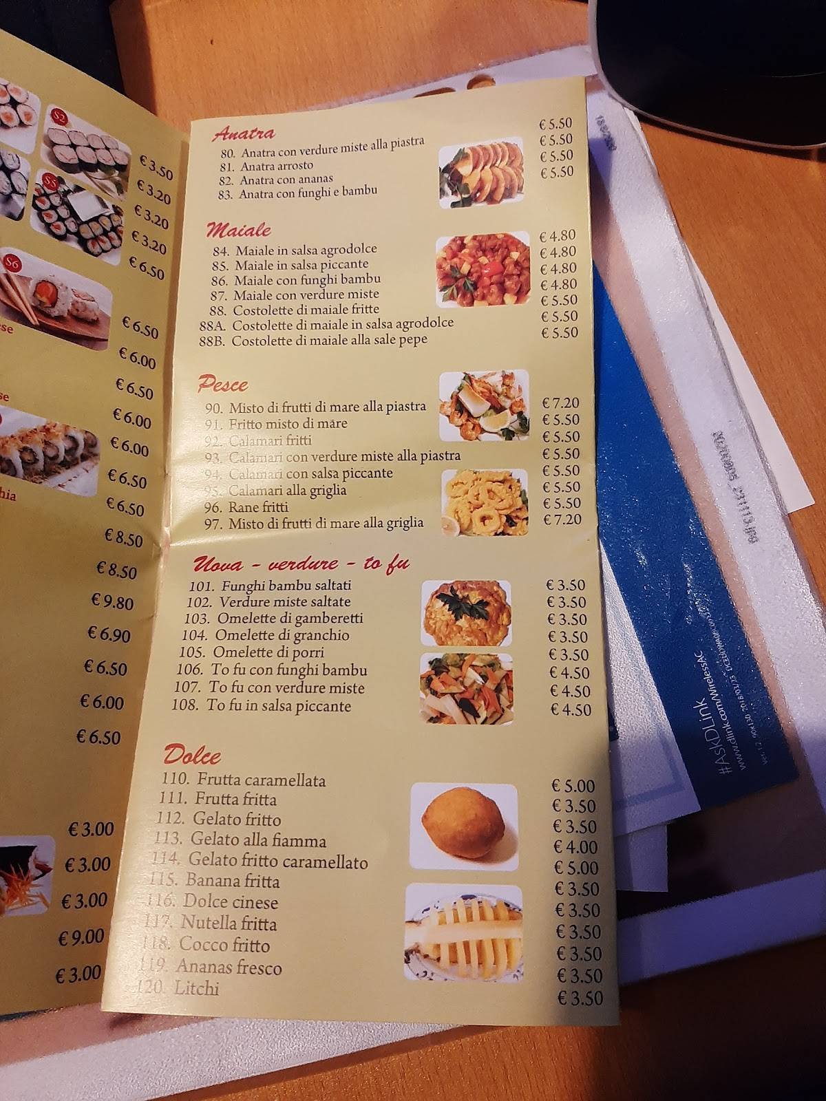 Menu di Yon-Fa 
