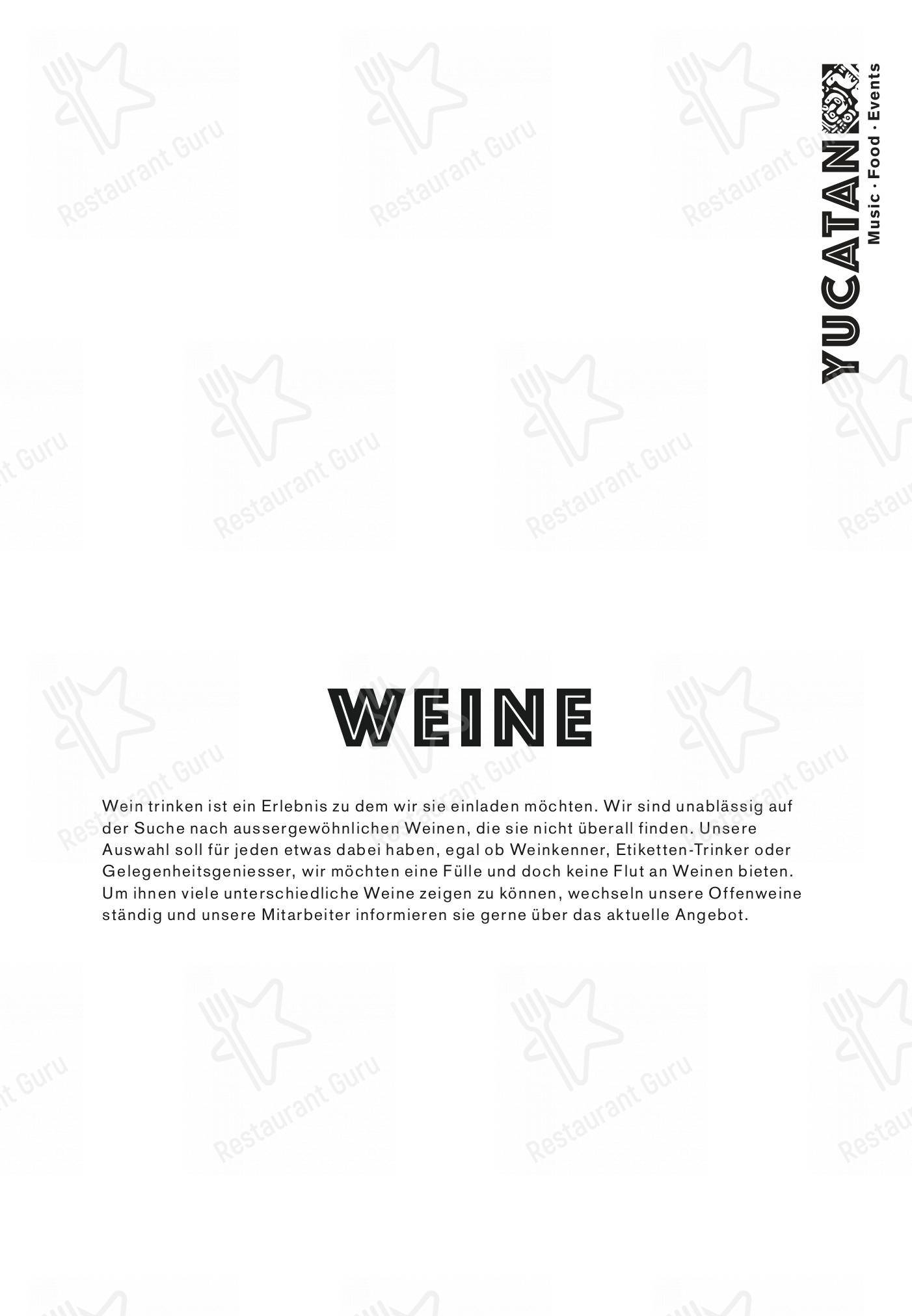 Yucatan Kitchen&Bar in Engelberg - Lunch Menu