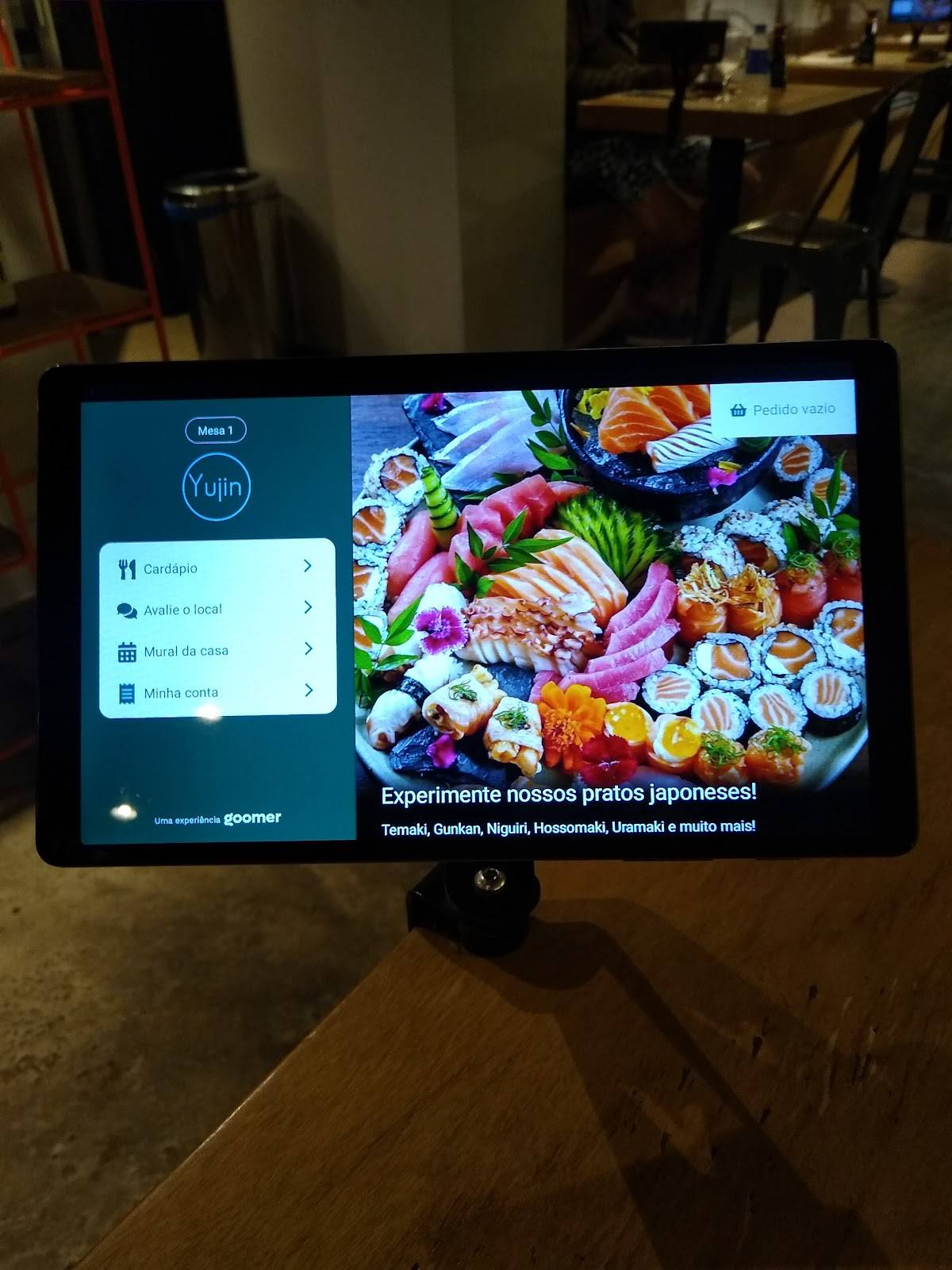 Yujin Temakeria cardápio