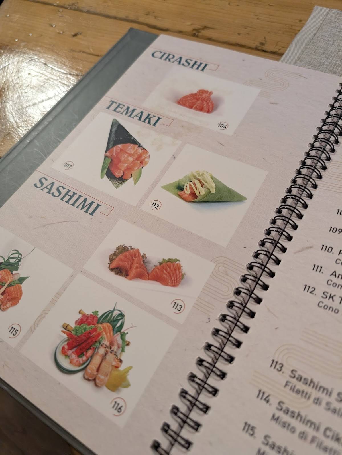 Menu di Yuki 