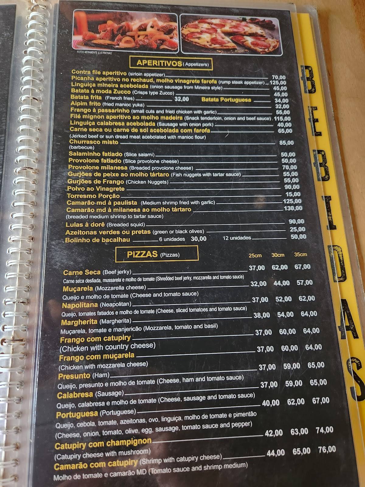 Zucco cardápio