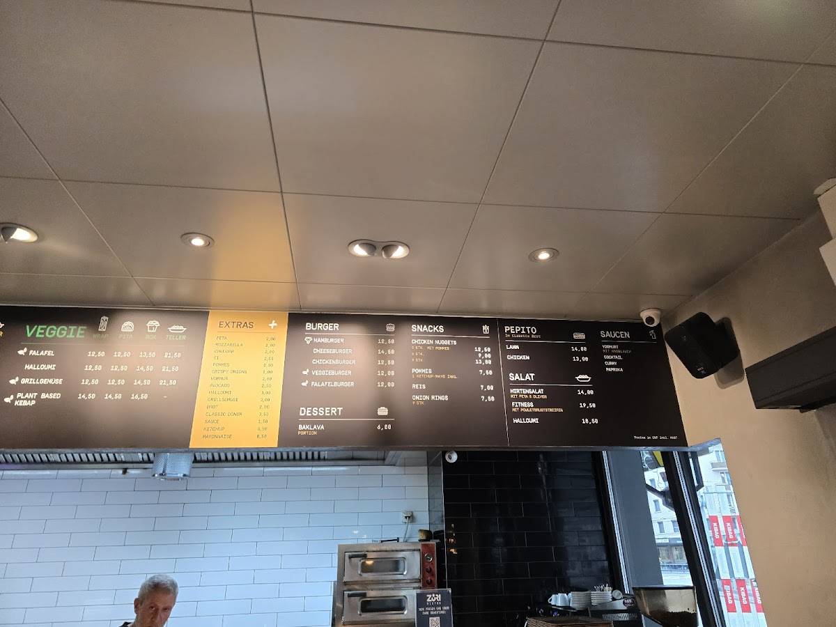 Menu di Züri Bistro Albisriederplatz 