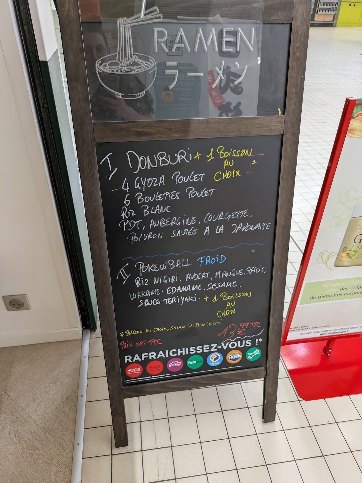 Menu de au konbini