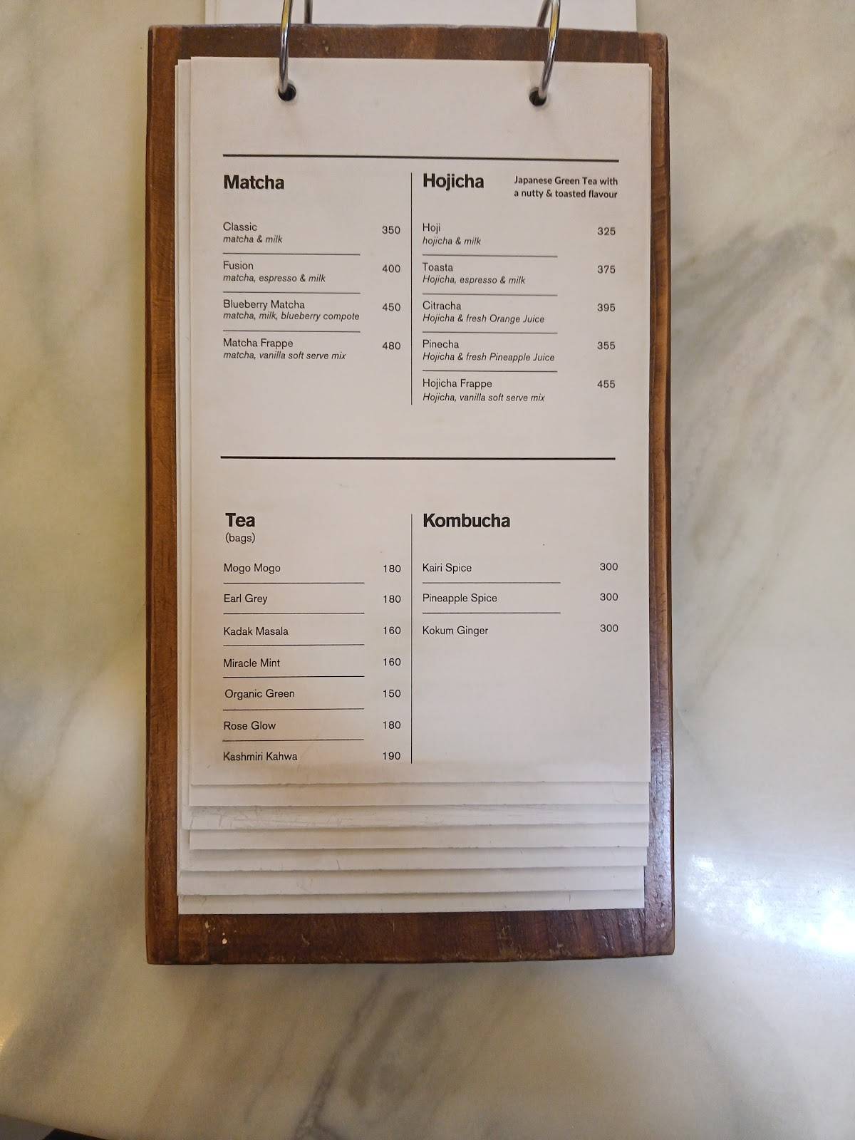 bombon Koregaon Park menu