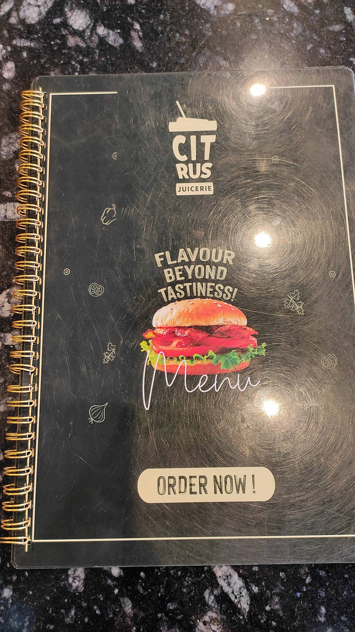 citrus the juicerie menu