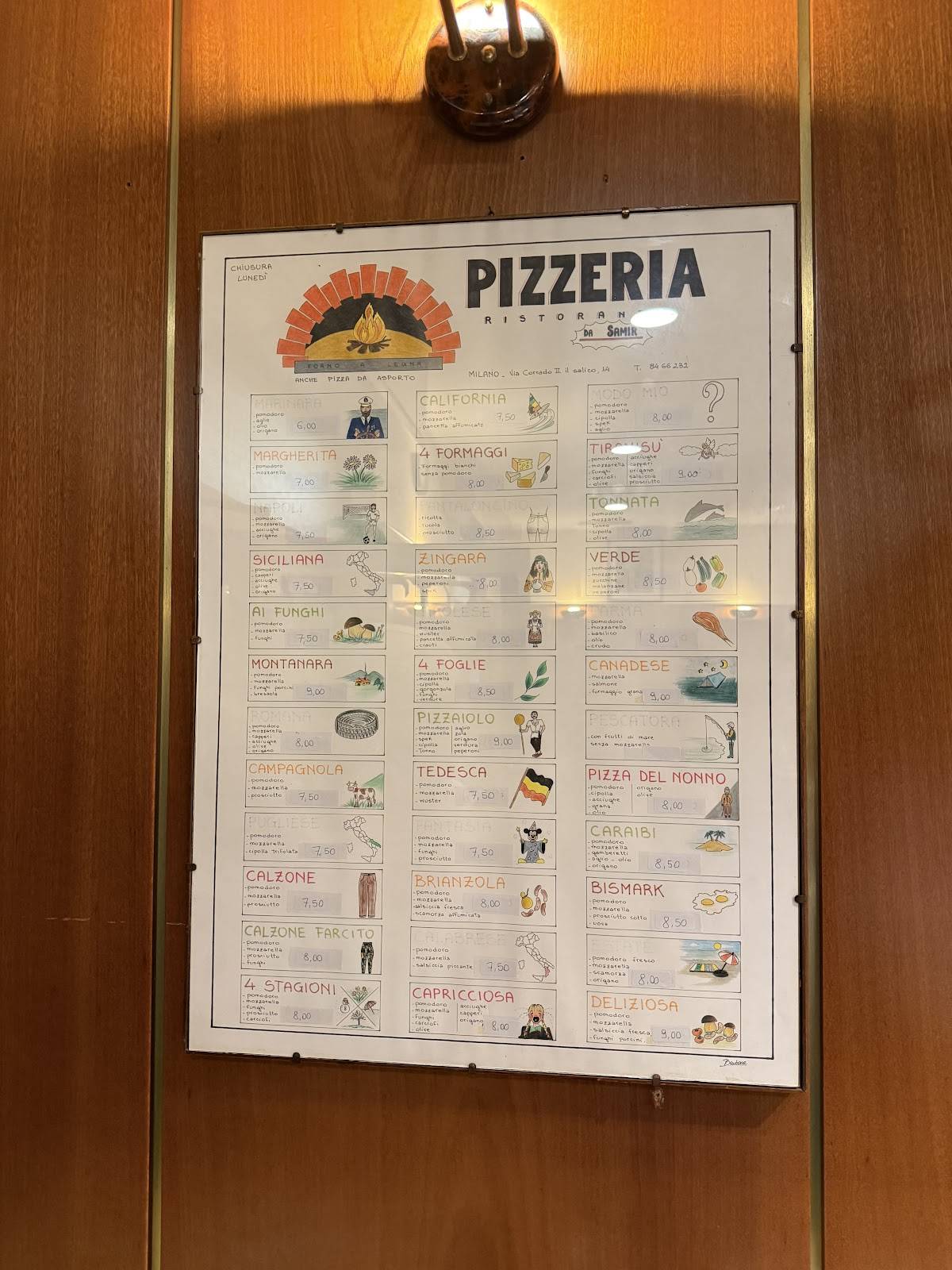 Menu di da Samir 