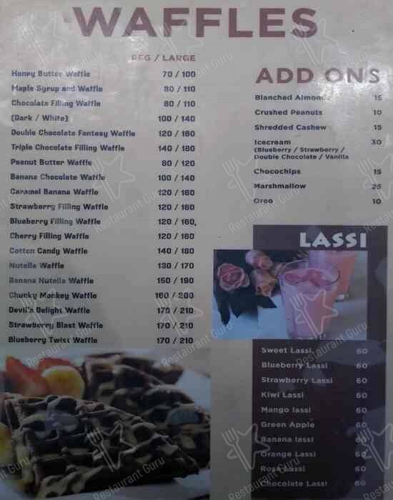 The Hungry Panda menu