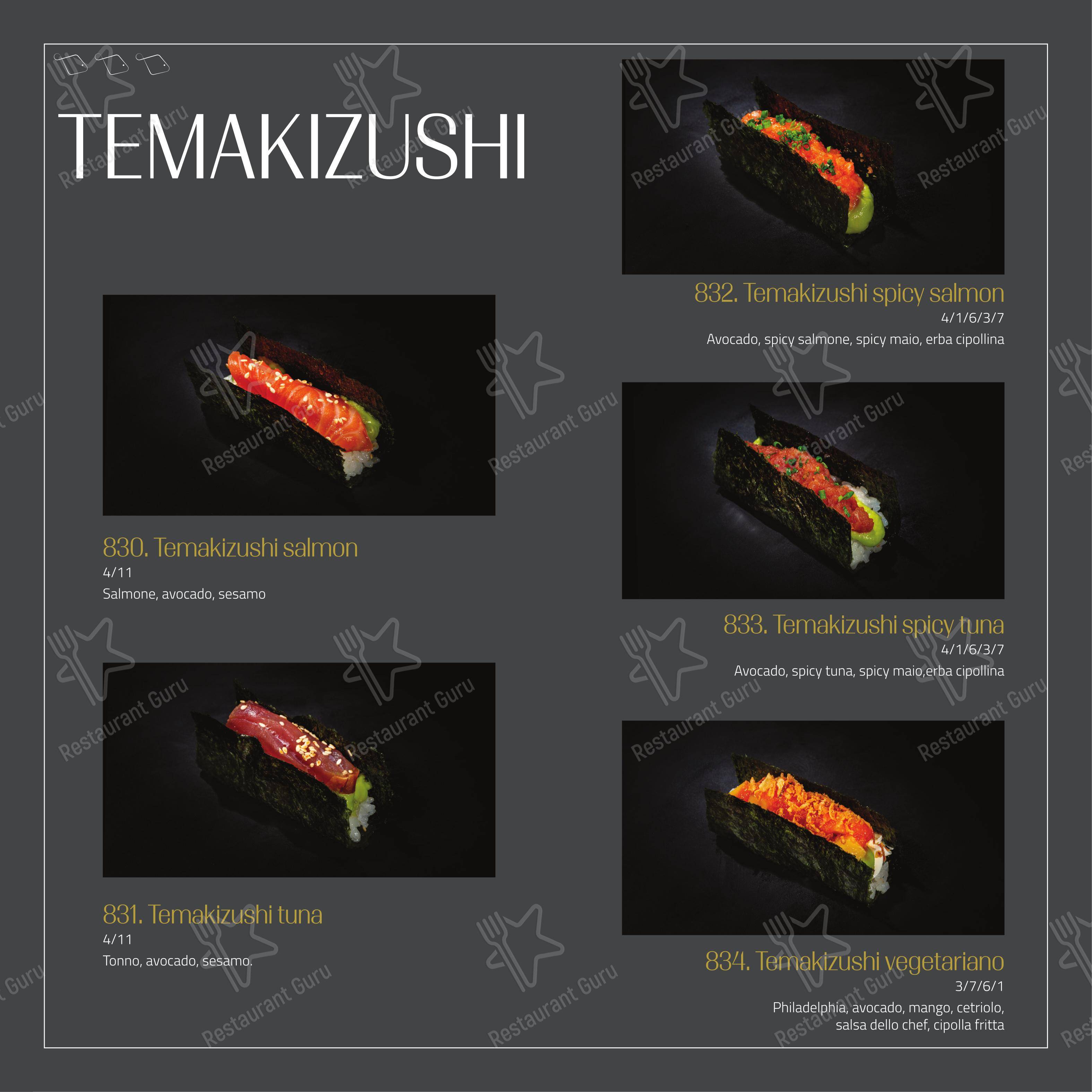 菜单 per Feel Sushi ristorante