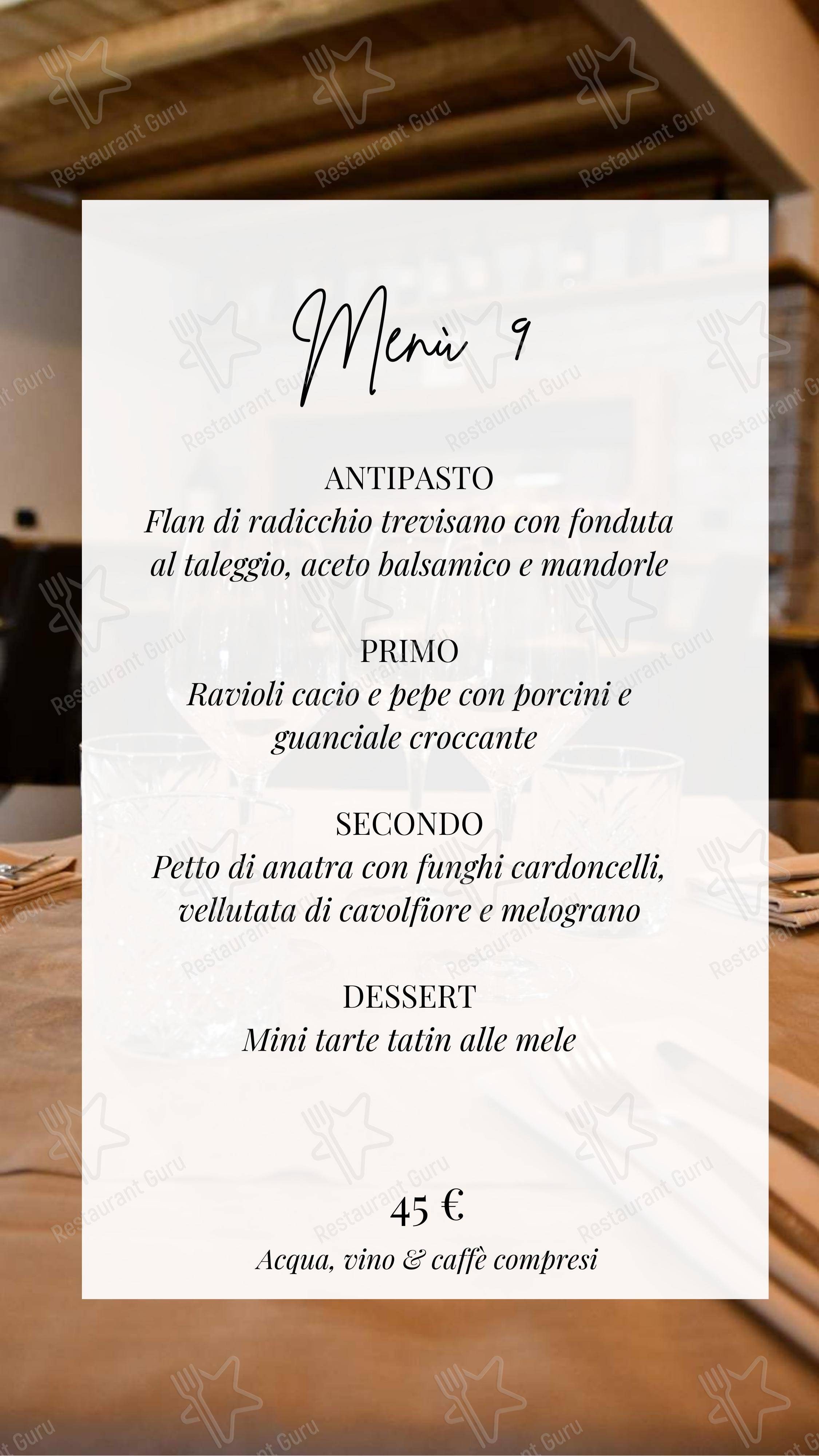 菜单 per Ristorante Enoteca Frigerio in Lecco