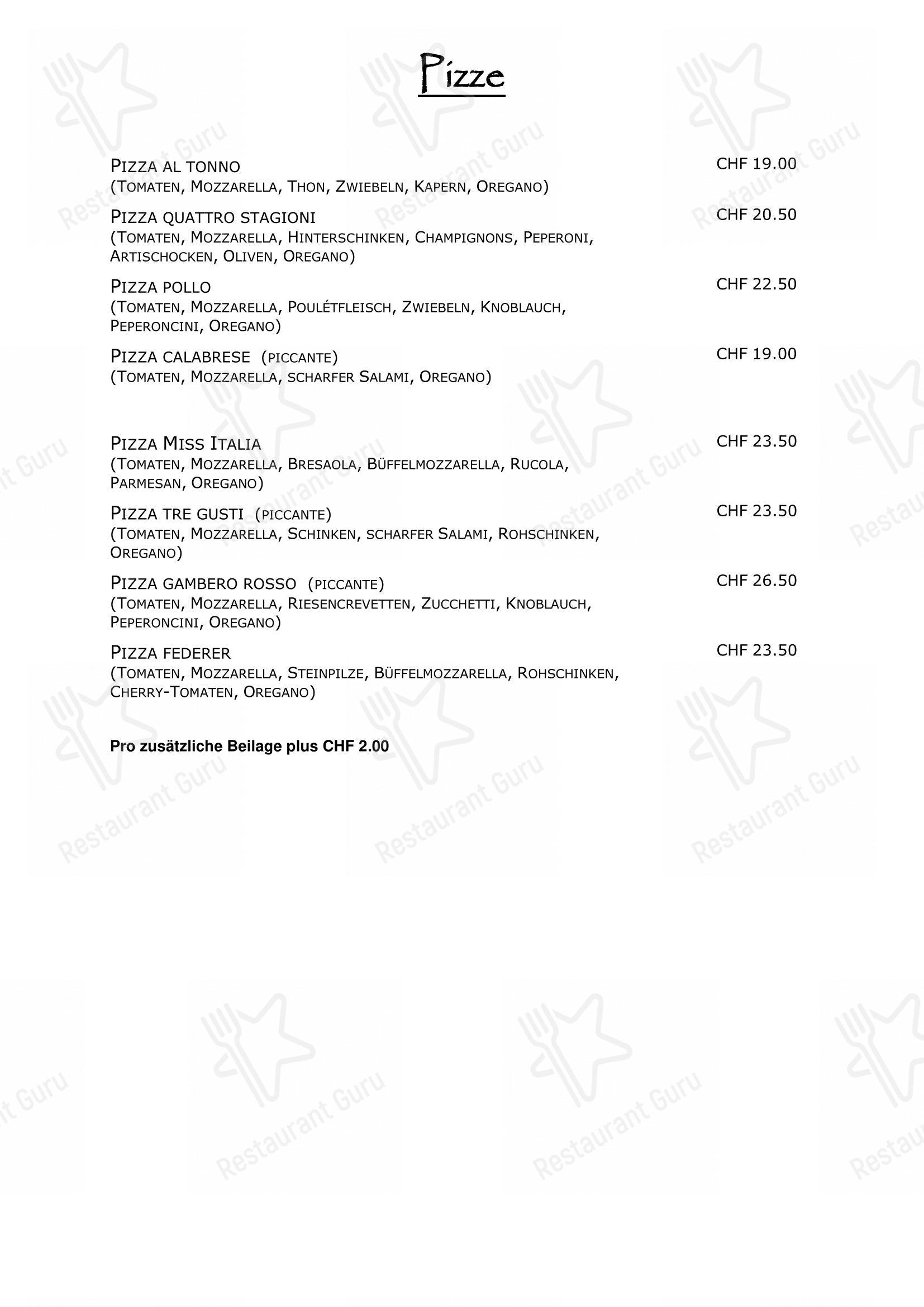 Menu bar per Grindel - Das Restaurant ristorante