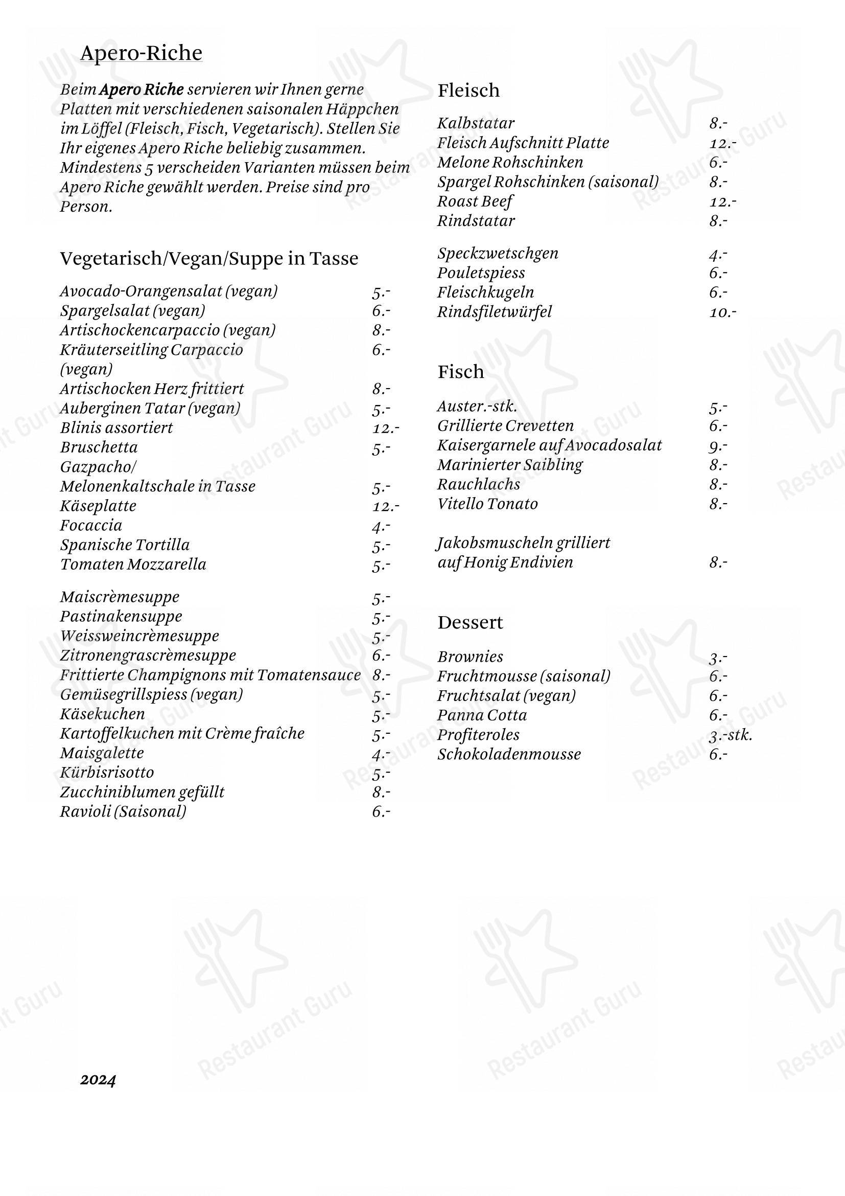 菜单 per Kirchenfeld in Berna