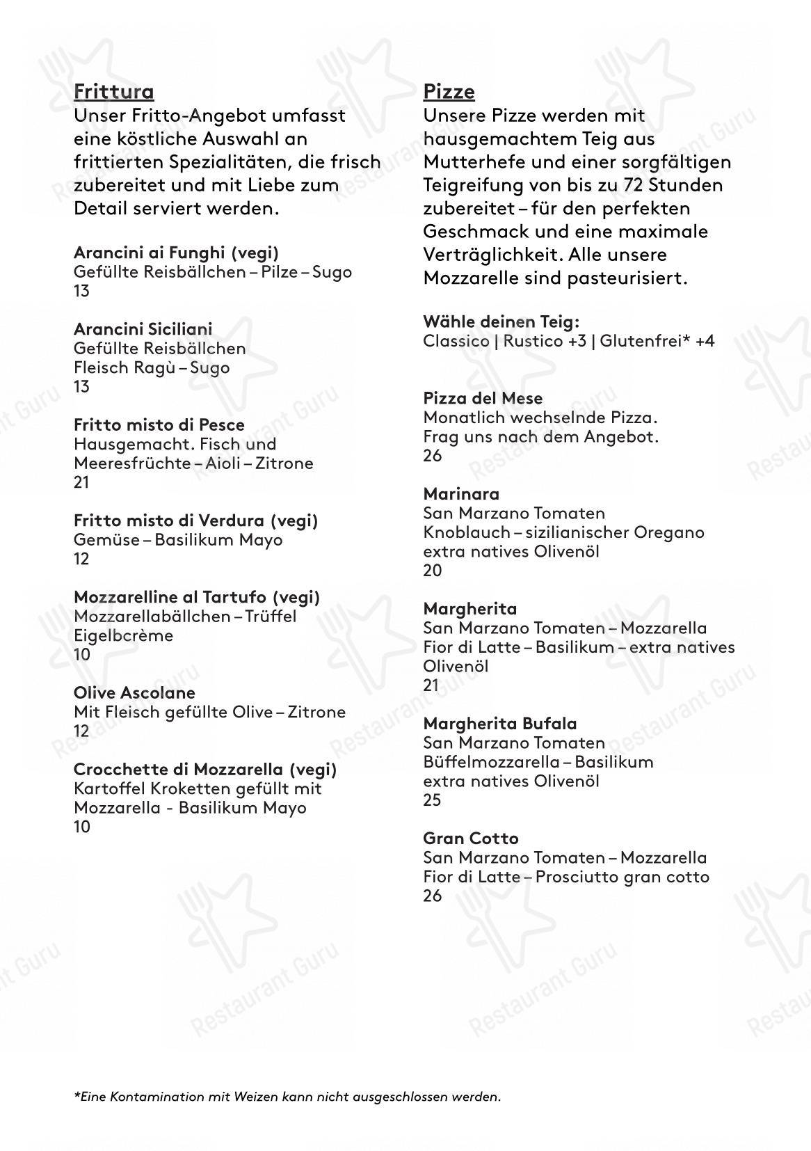 Menu per La Bestia - Pizza Pizza in Lucerna