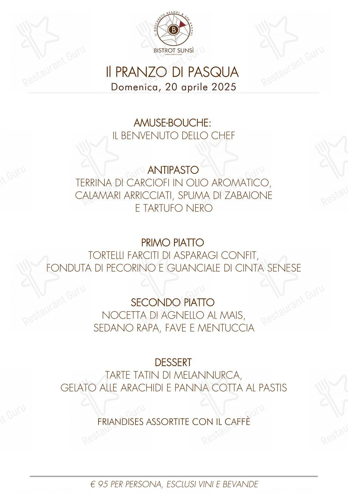 La Rei Natura by Michelangelo Mammoliti in Serralunga d'Alba - Основное меню