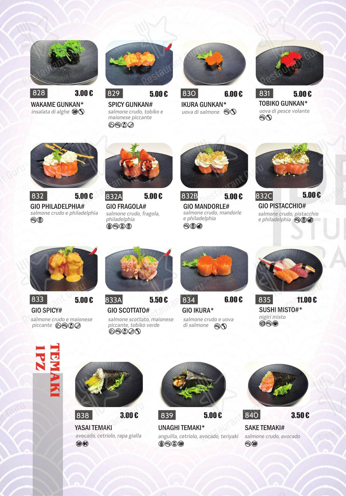 Menu di New Town - Menu bar