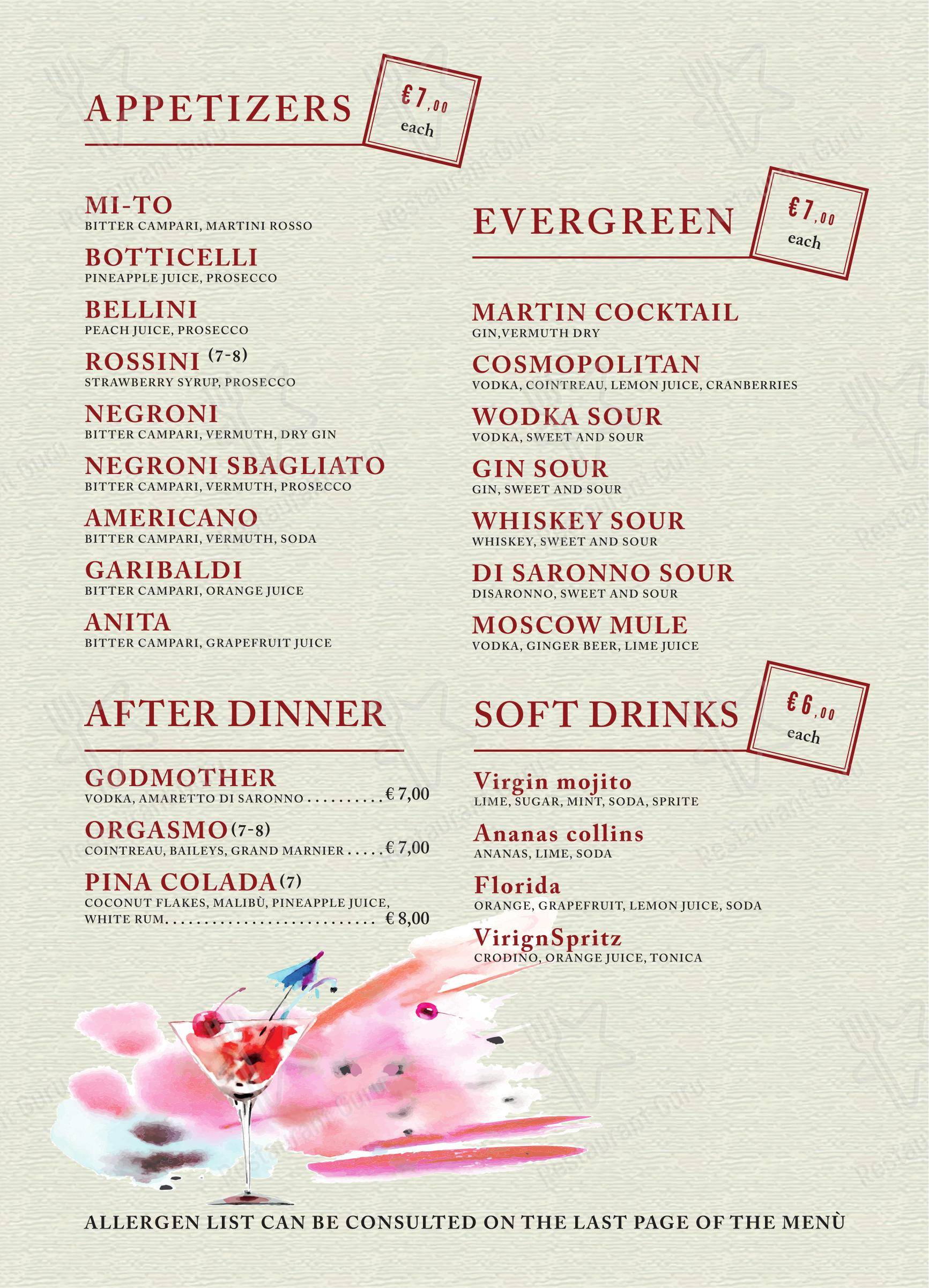 Menu bar per Paninoteca Ermete di Greco caffè s.r.l. in Lecco