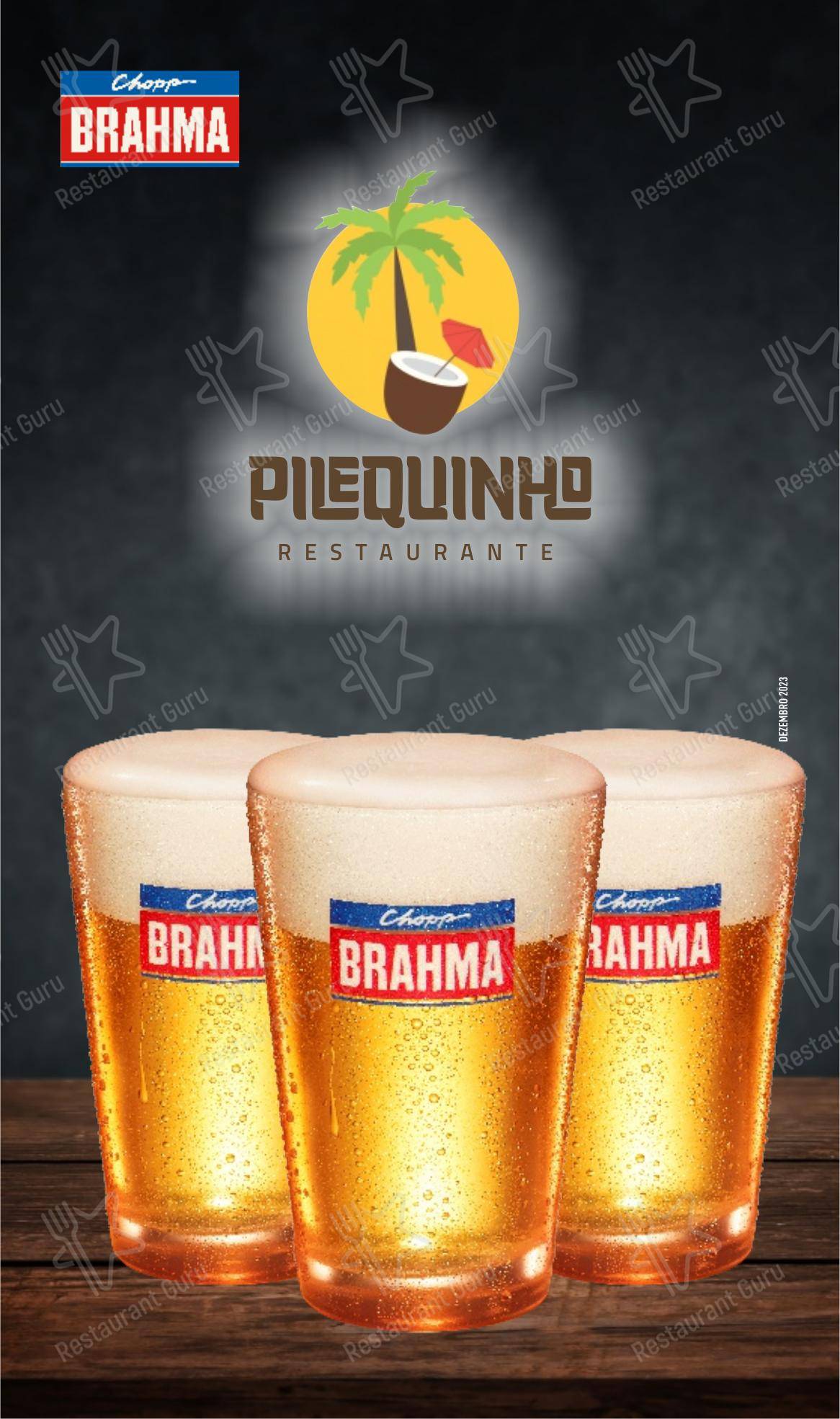 Menu para Pilequinho Restaurante restaurante