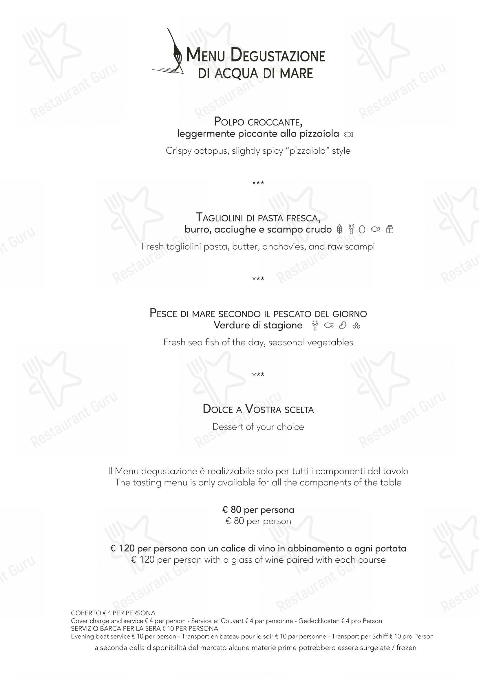 Menu di Ristorante Casa Bella - Menu