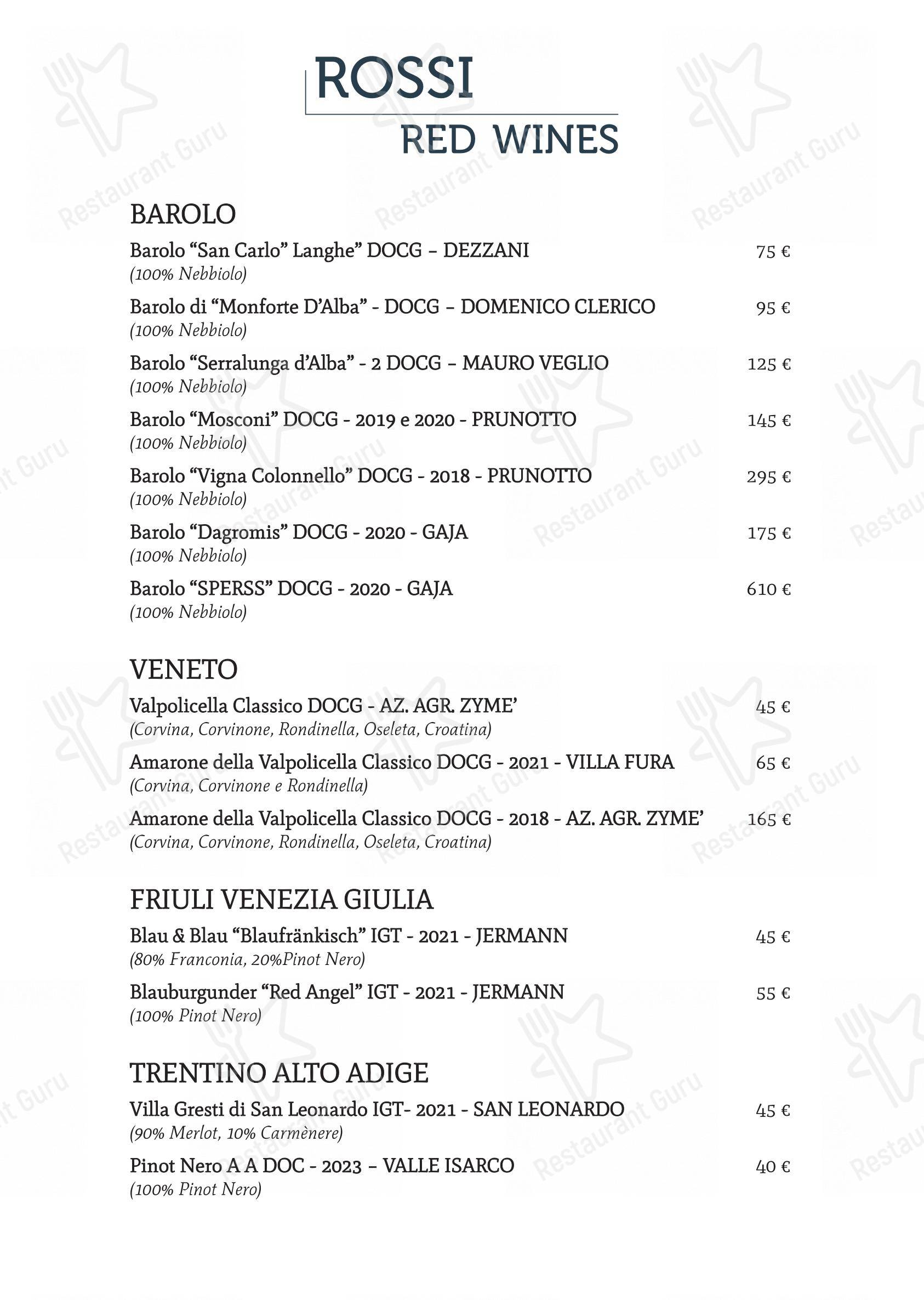 Основное меню per Ristorante Casa Bella ristorante