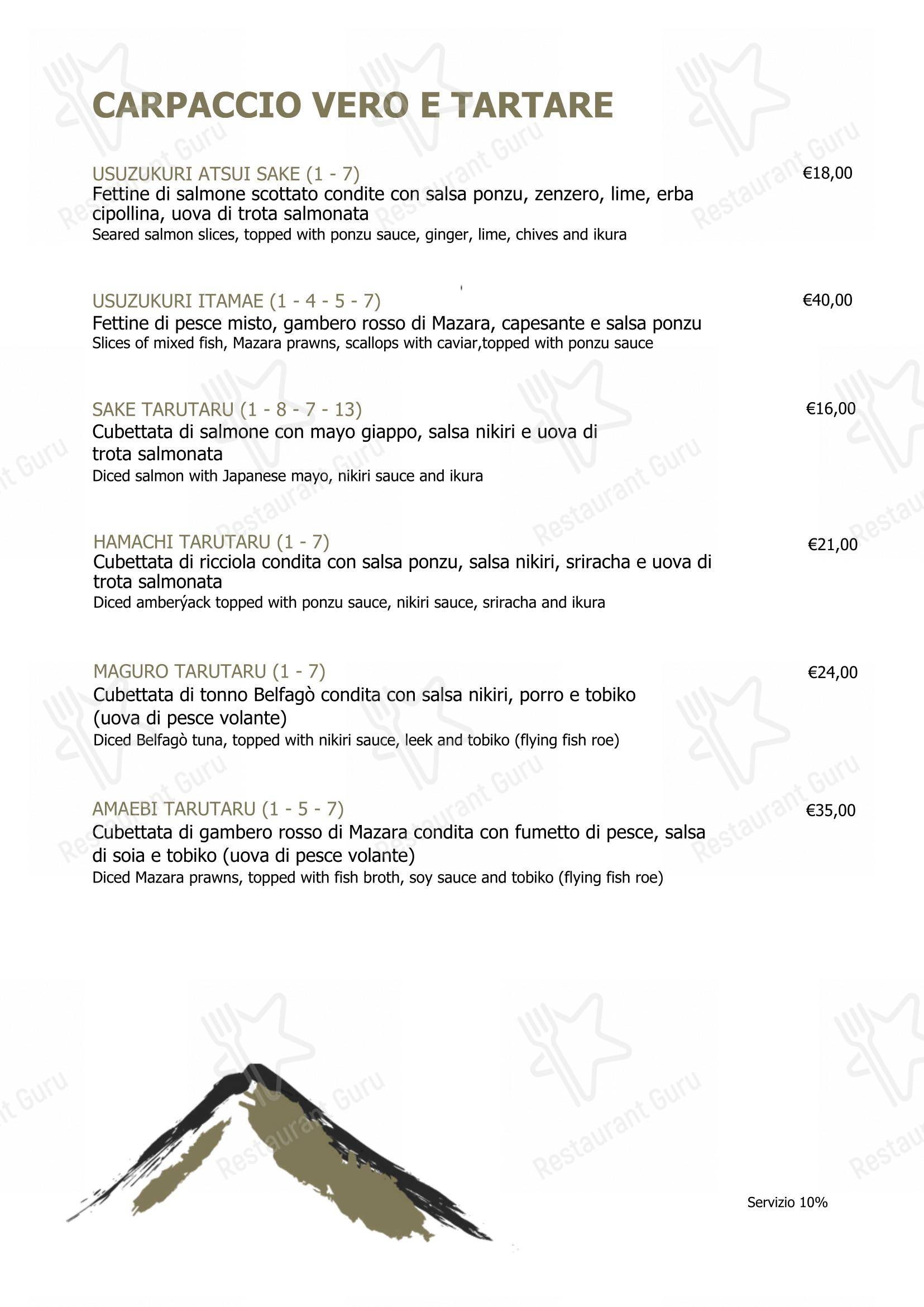 Menu di Ro Cafè, Bistrot & Patisserie - Menu bar