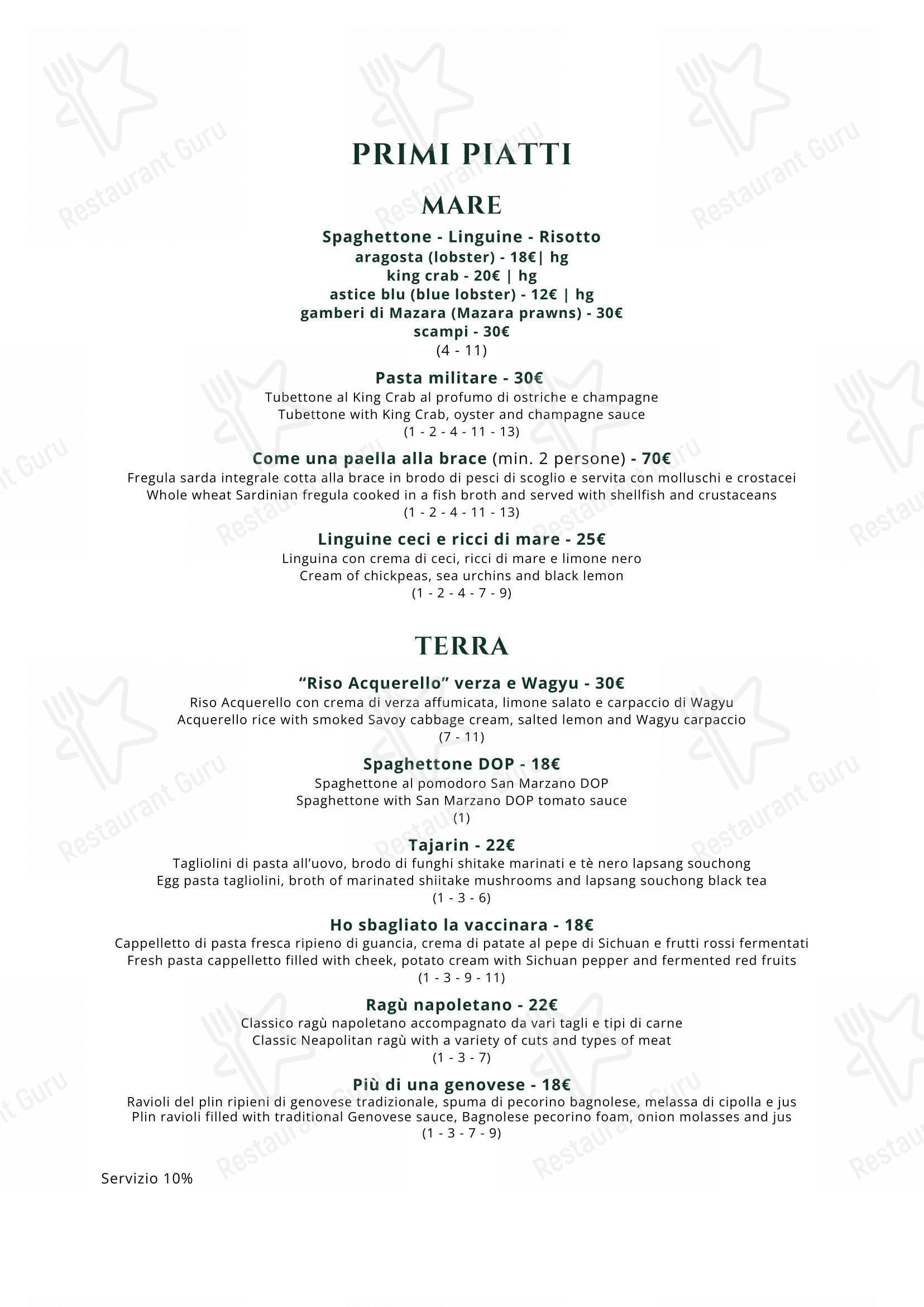 Menu per Ro Cafè, Bistrot & Patisserie self-service