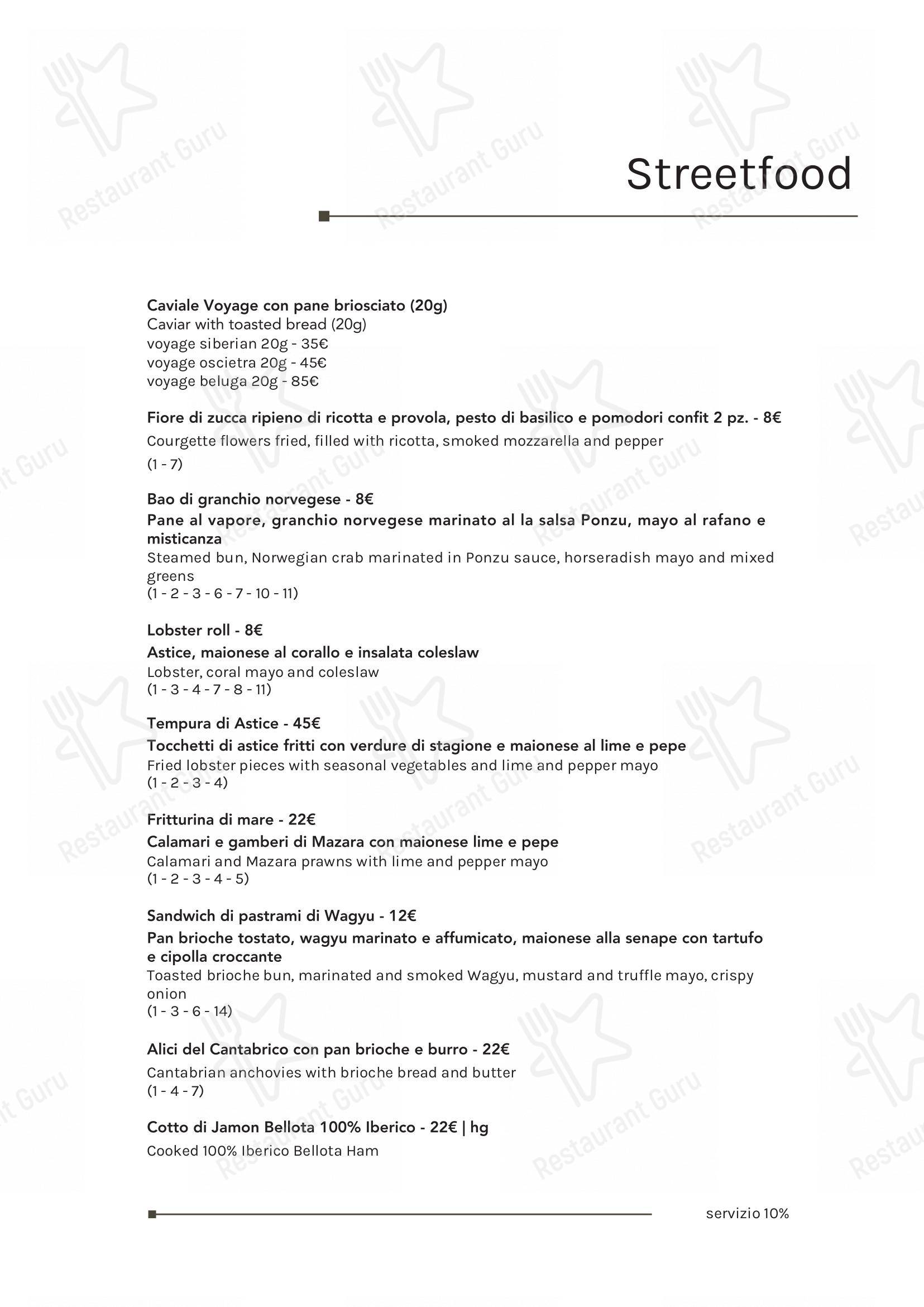 Ro Cafè, Bistrot & Patisserie in Nola - 菜单