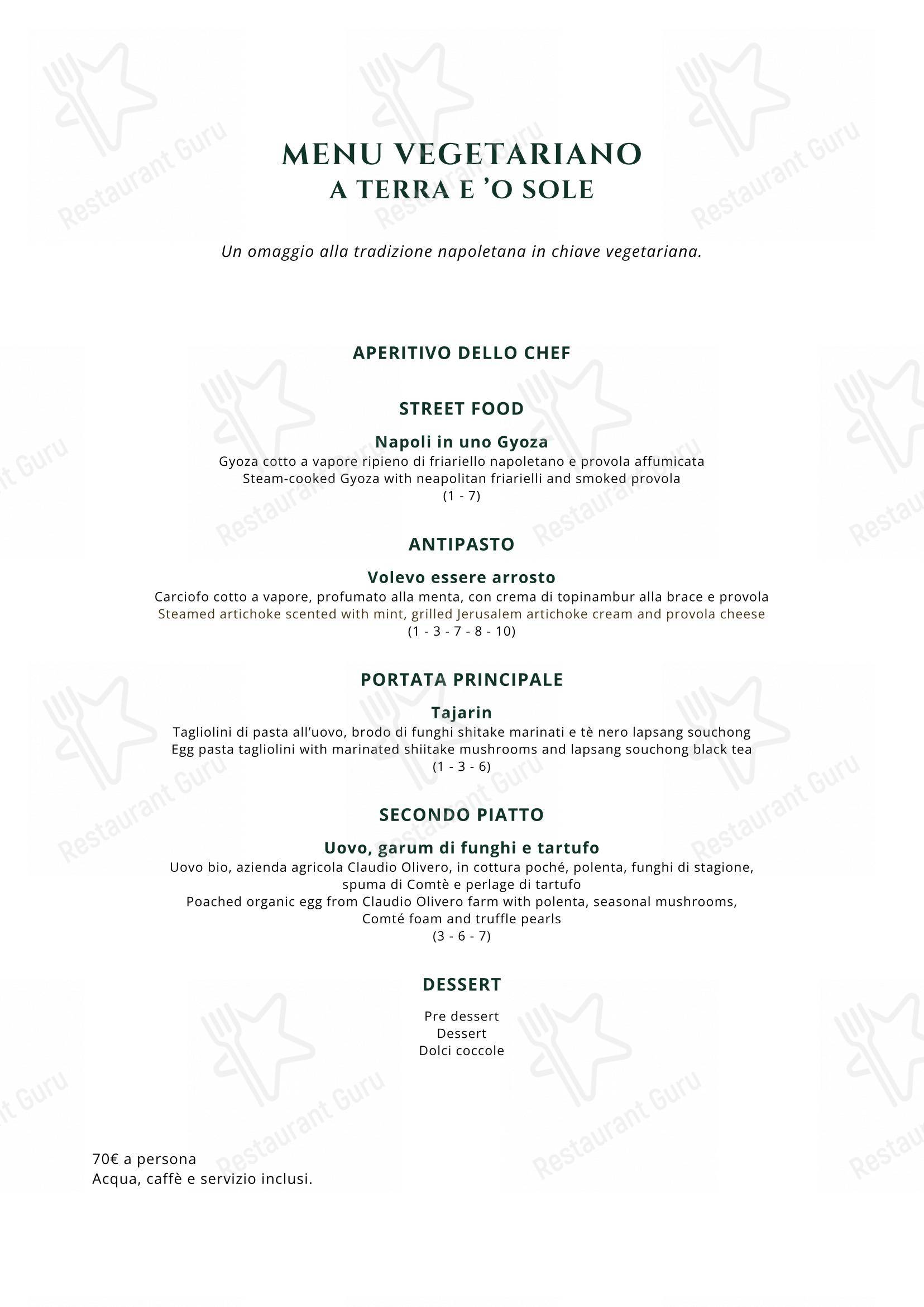 Ro Cafè, Bistrot & Patisserie in Nola - Menu