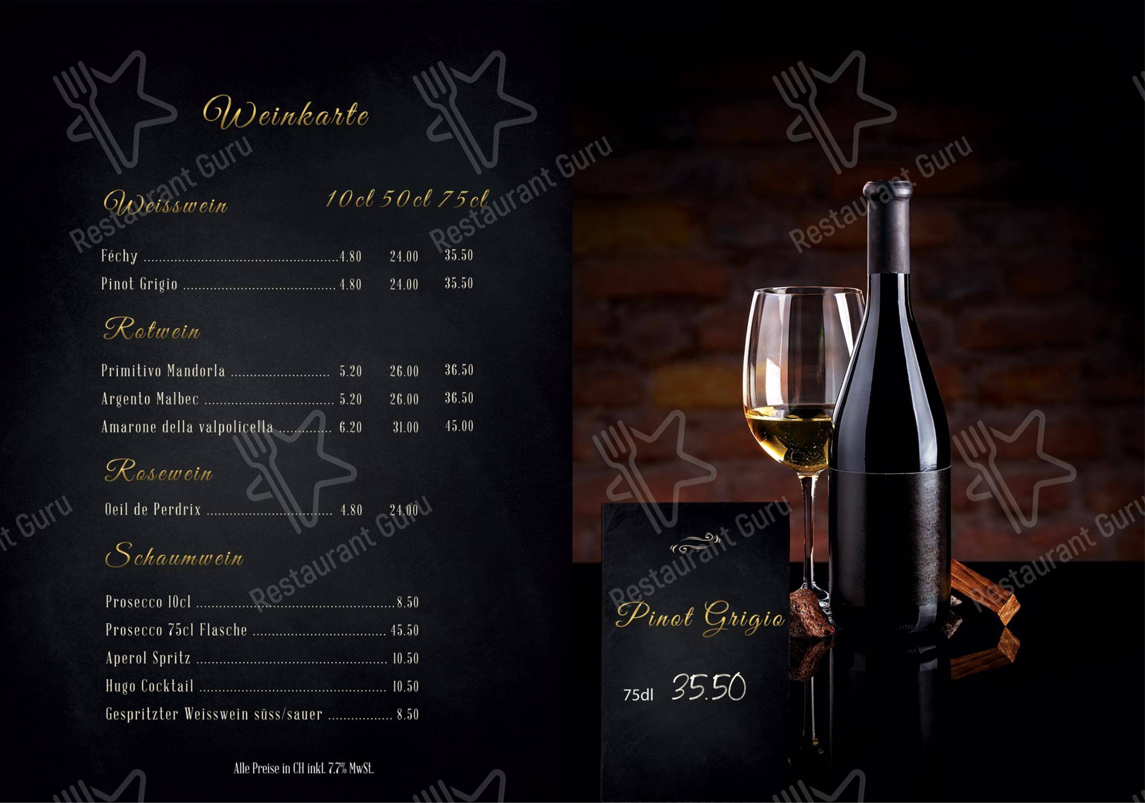 Menu di Tomate-Birkenhof Restaurant - Menu