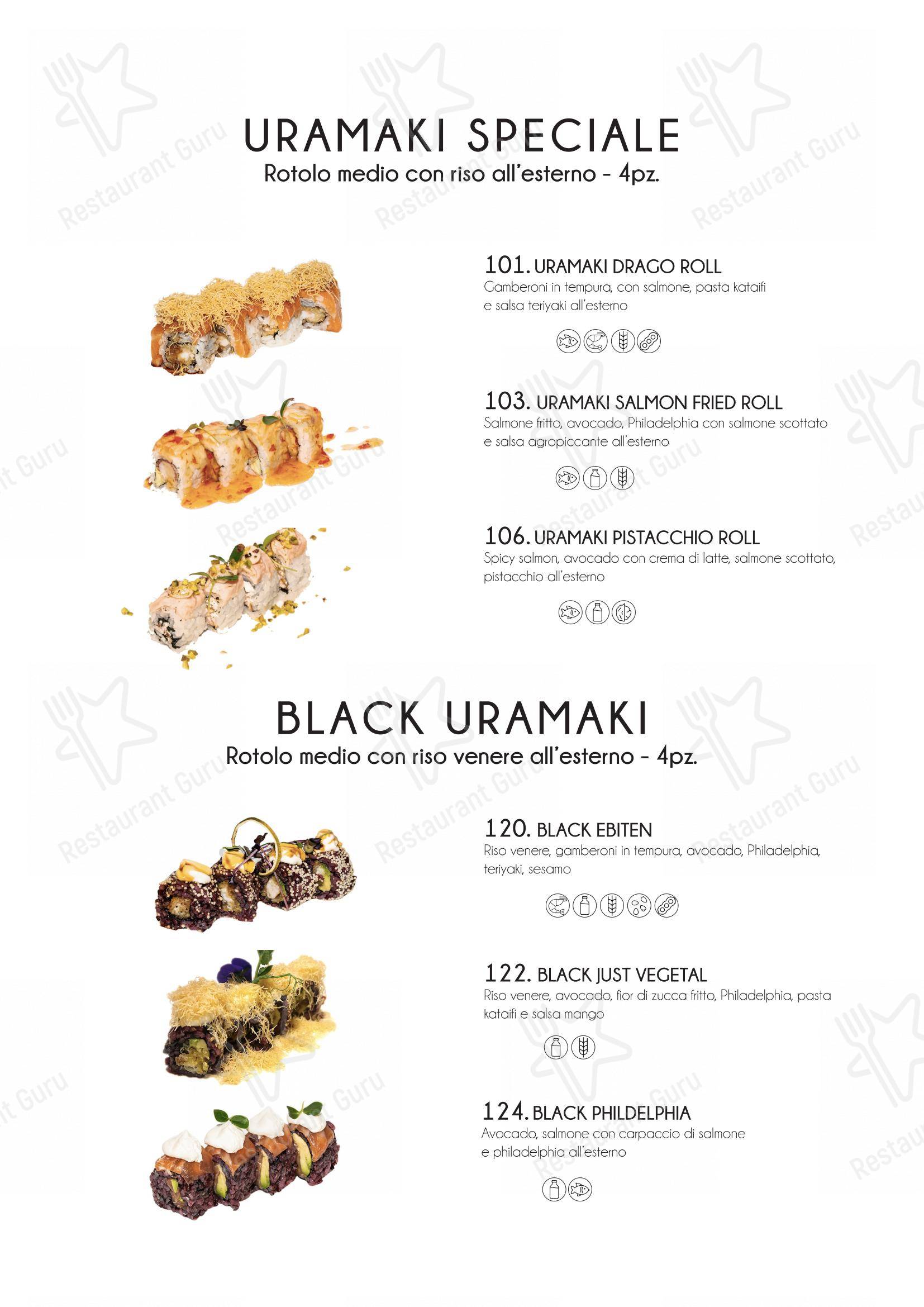 Yama Sushi Experience in Genova - Menu