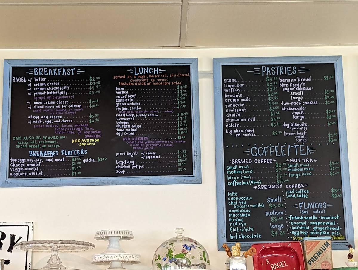 Menu at A Bagel And... restaurant, Ocean Pines