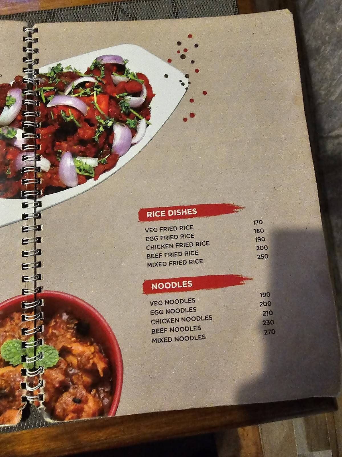 ARABIAN GRILL menu