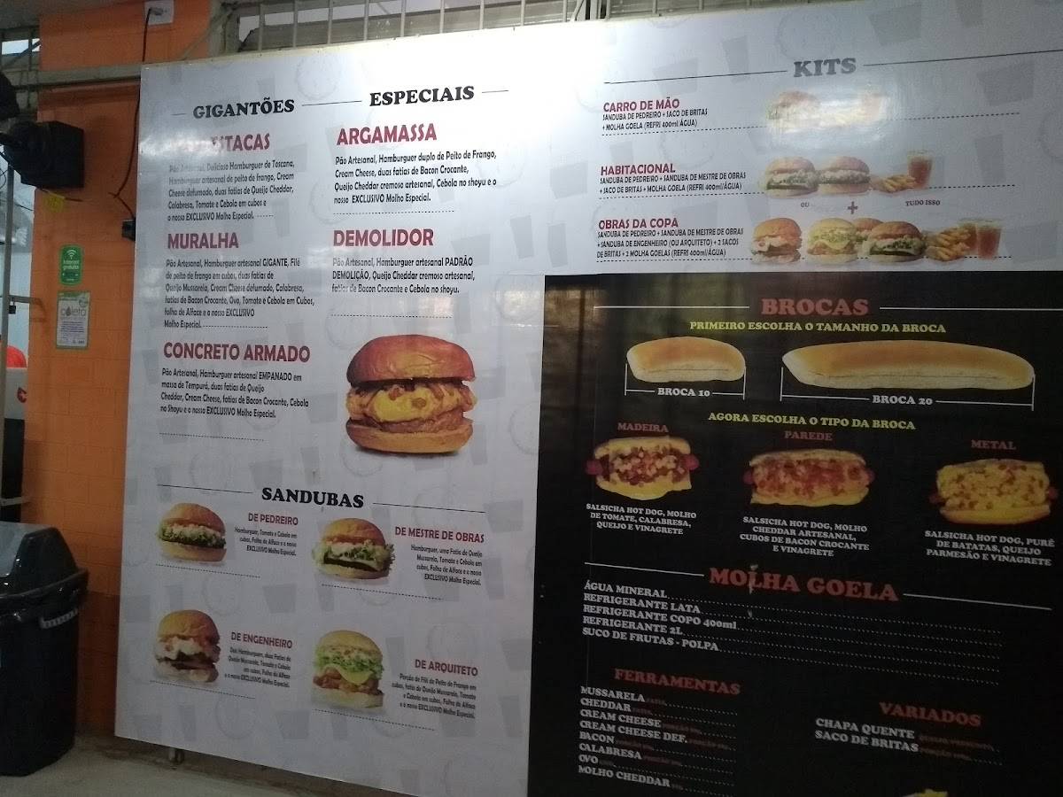 Armazém Food cardápio