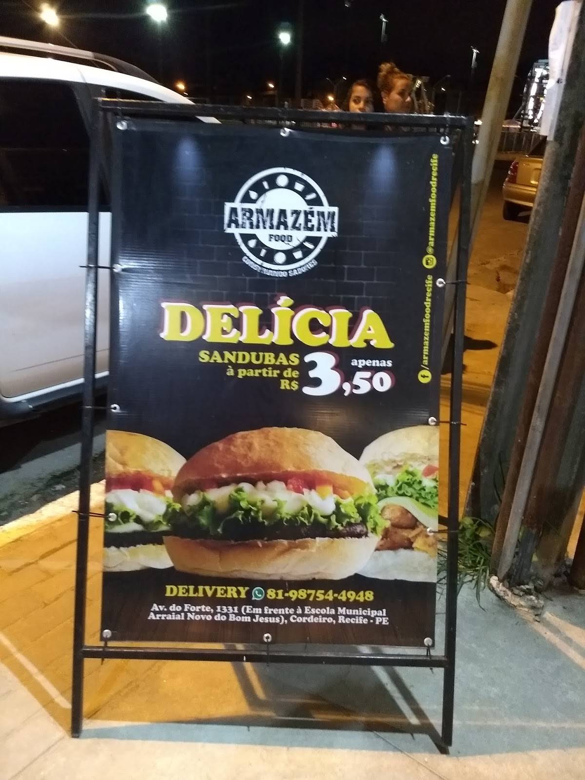 Armazém Food cardápio