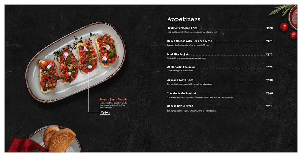 La' Patron Cafe menu