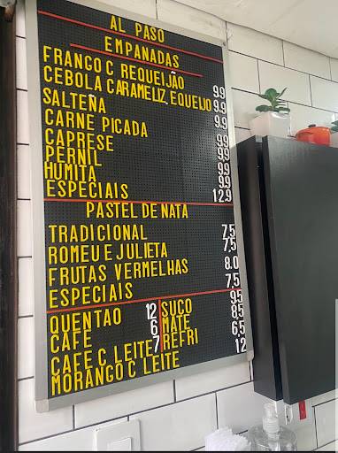 Lá Salteñita cardápio