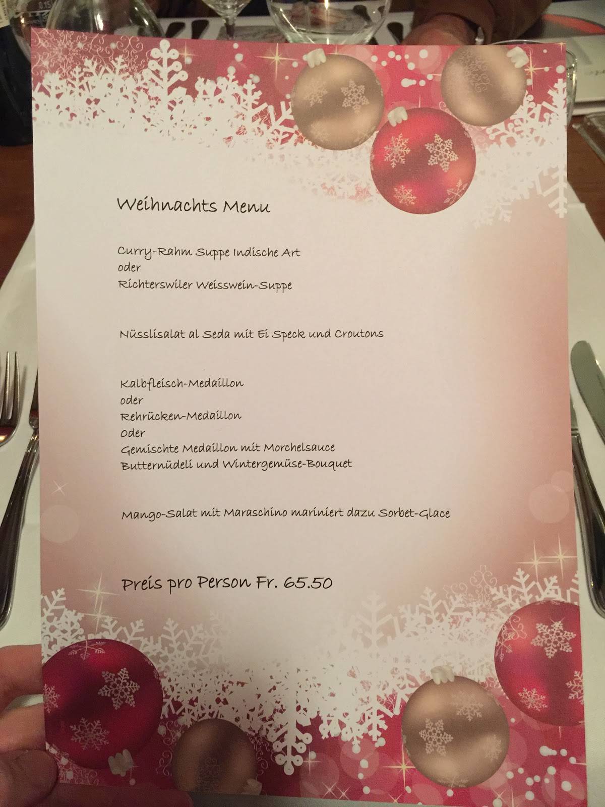 Menu di Al Seda 