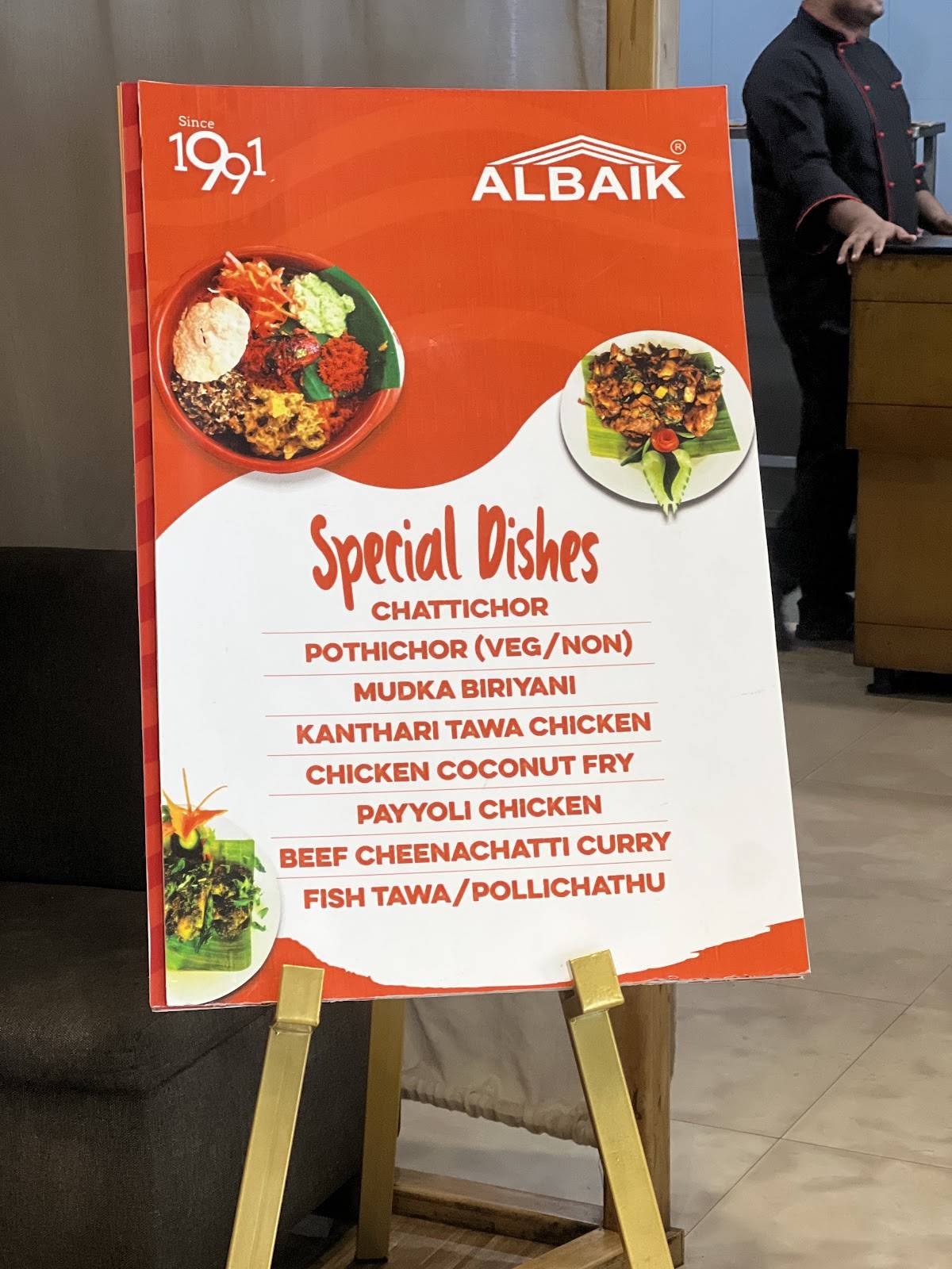 Albaik Restaurant menu